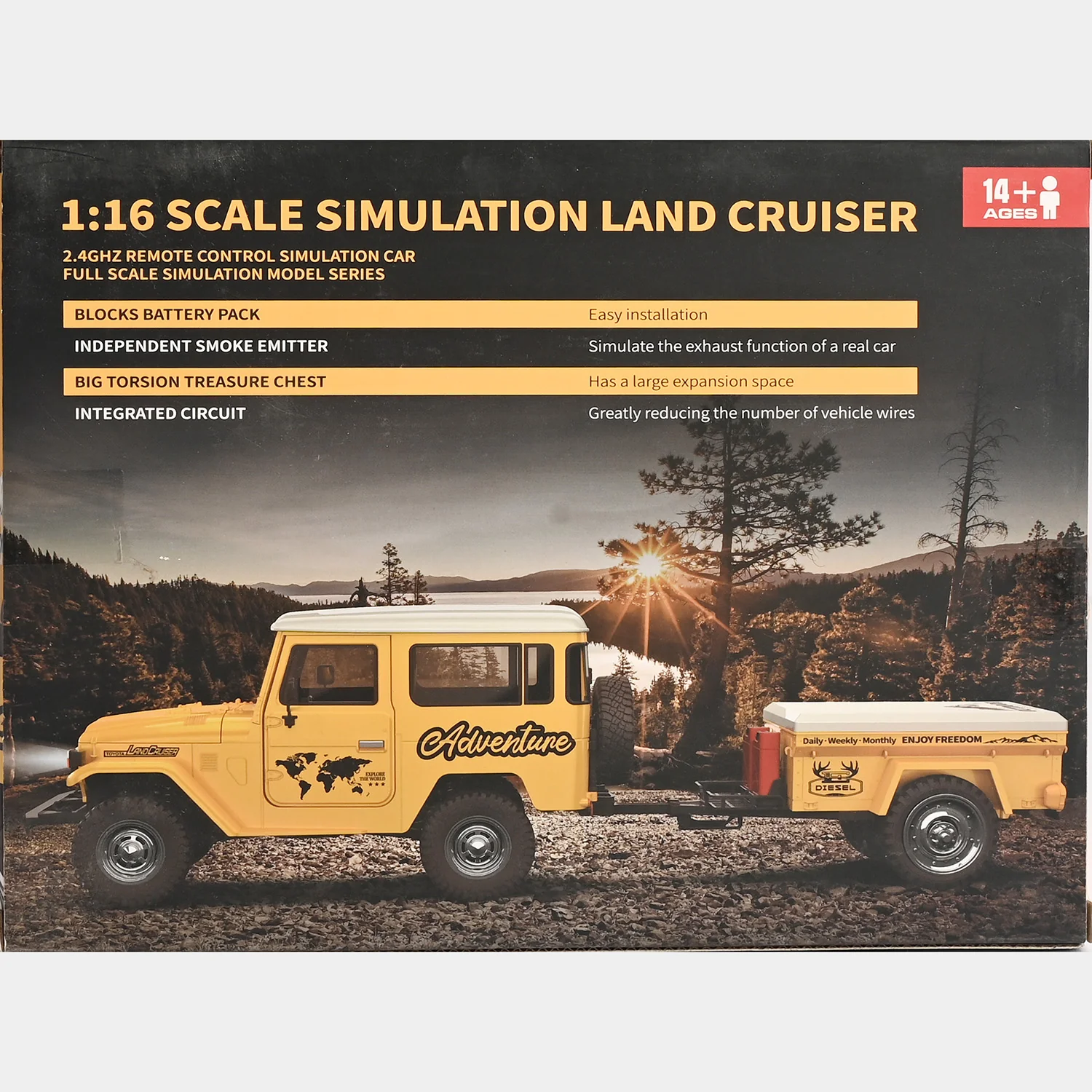 Remote Control Model Car Toy FJ40 Rock Crawler - Image 14