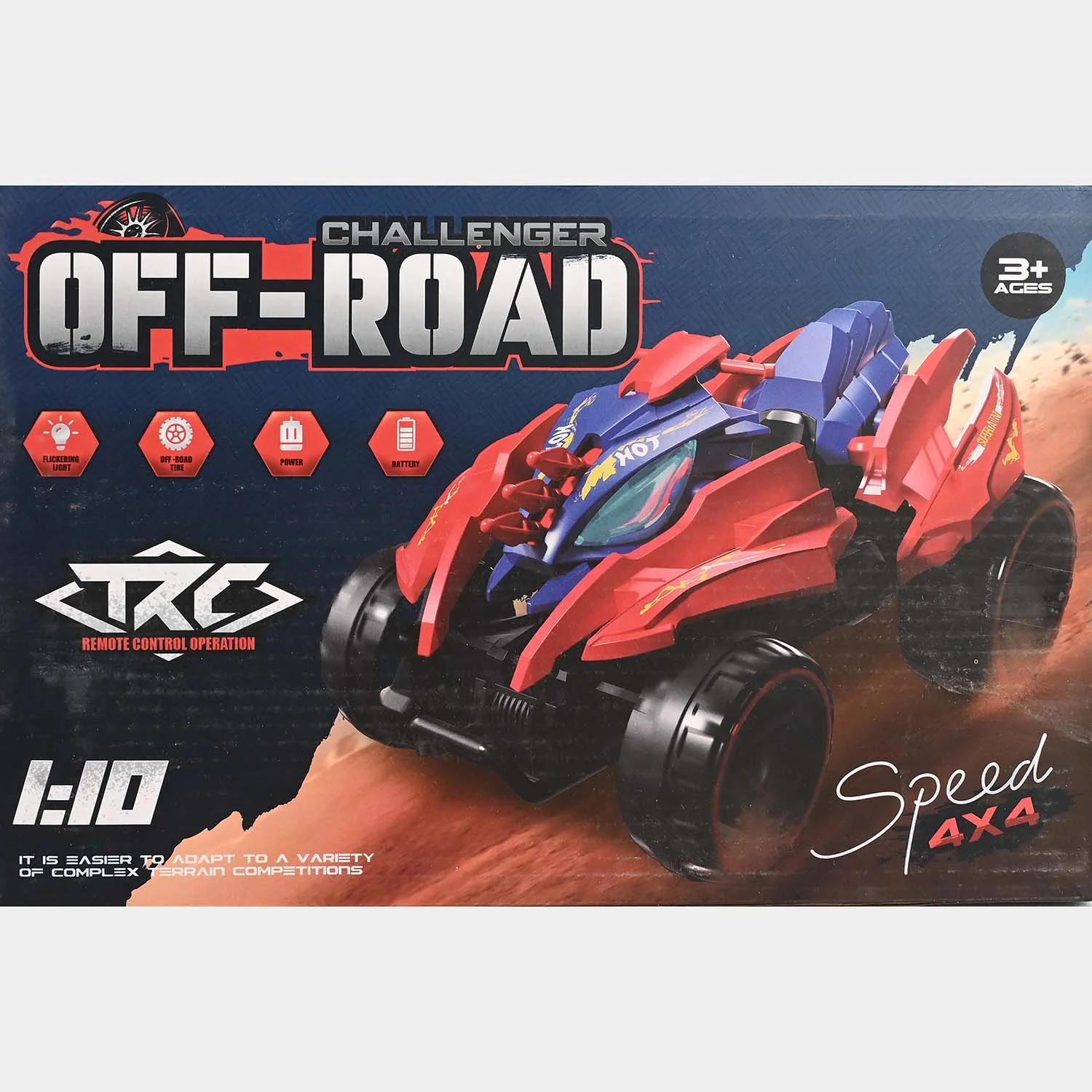 RC Challenger Off-Road Rider Bike Toy for Kids - Image 9