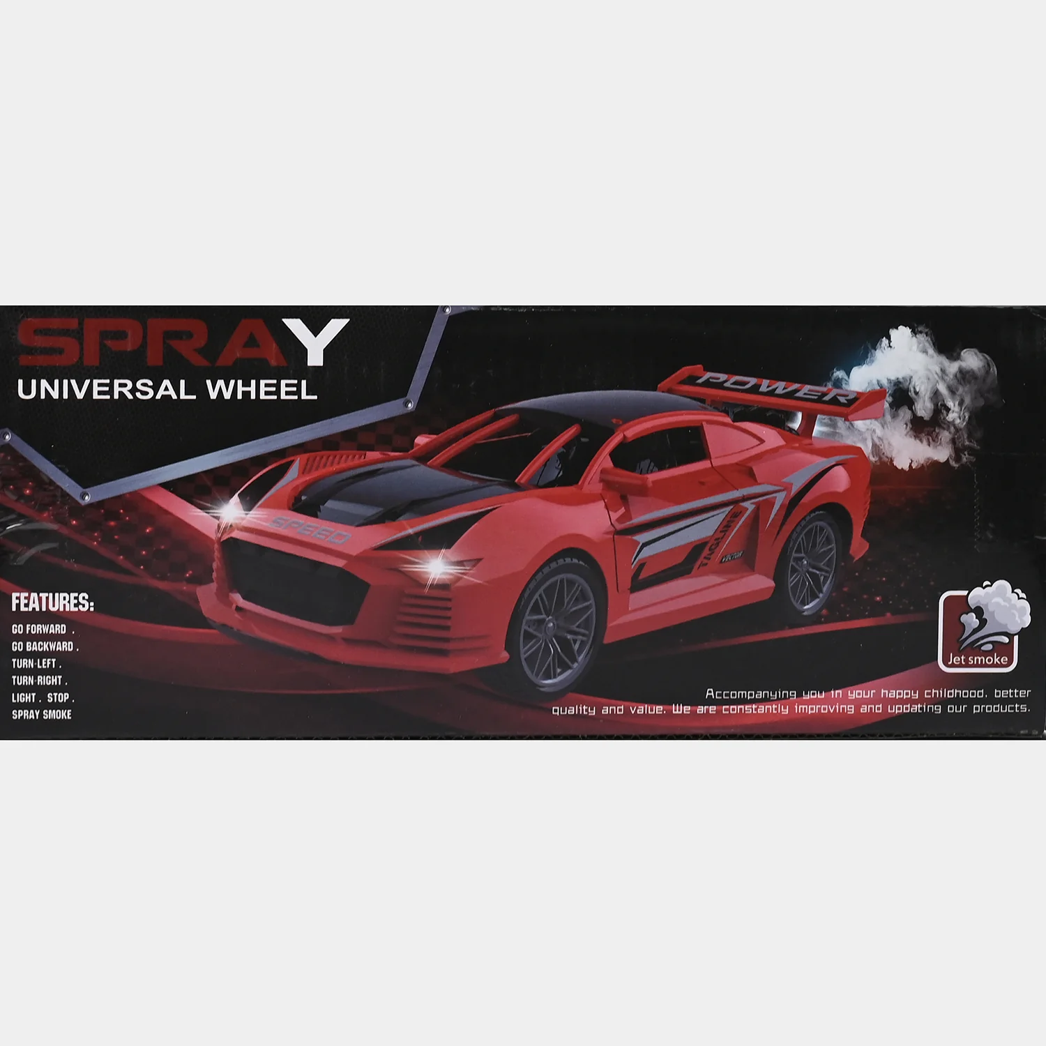 Universal Wheel Spray Police Car – 1:20 Scale - Image 8