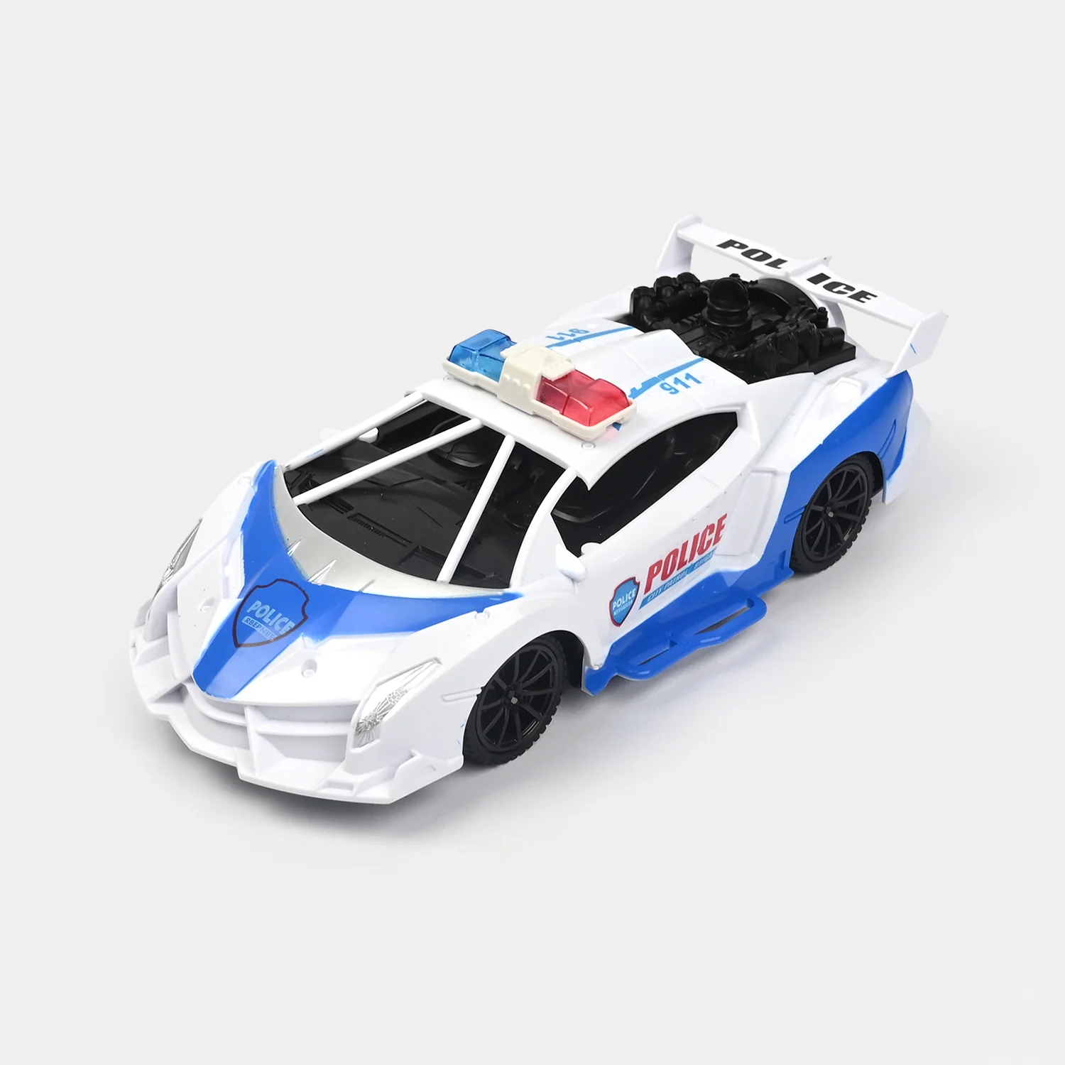 Remote Control Police Car Toy For Kids With Spray & Light - Image 2