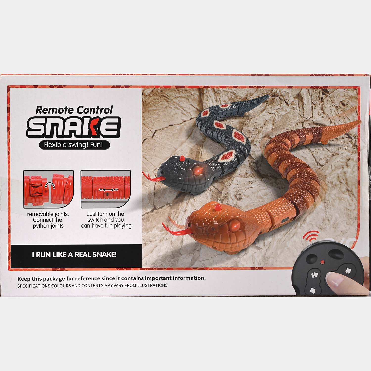 Remote Control Rattle Snake For Kids - Image 9