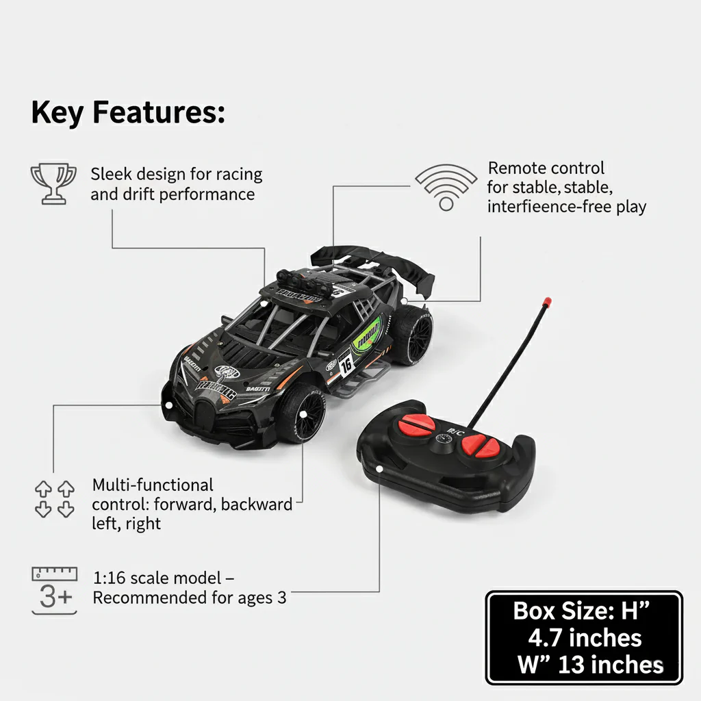 Remote Control Racing & Drift Car for Kids - Image 2