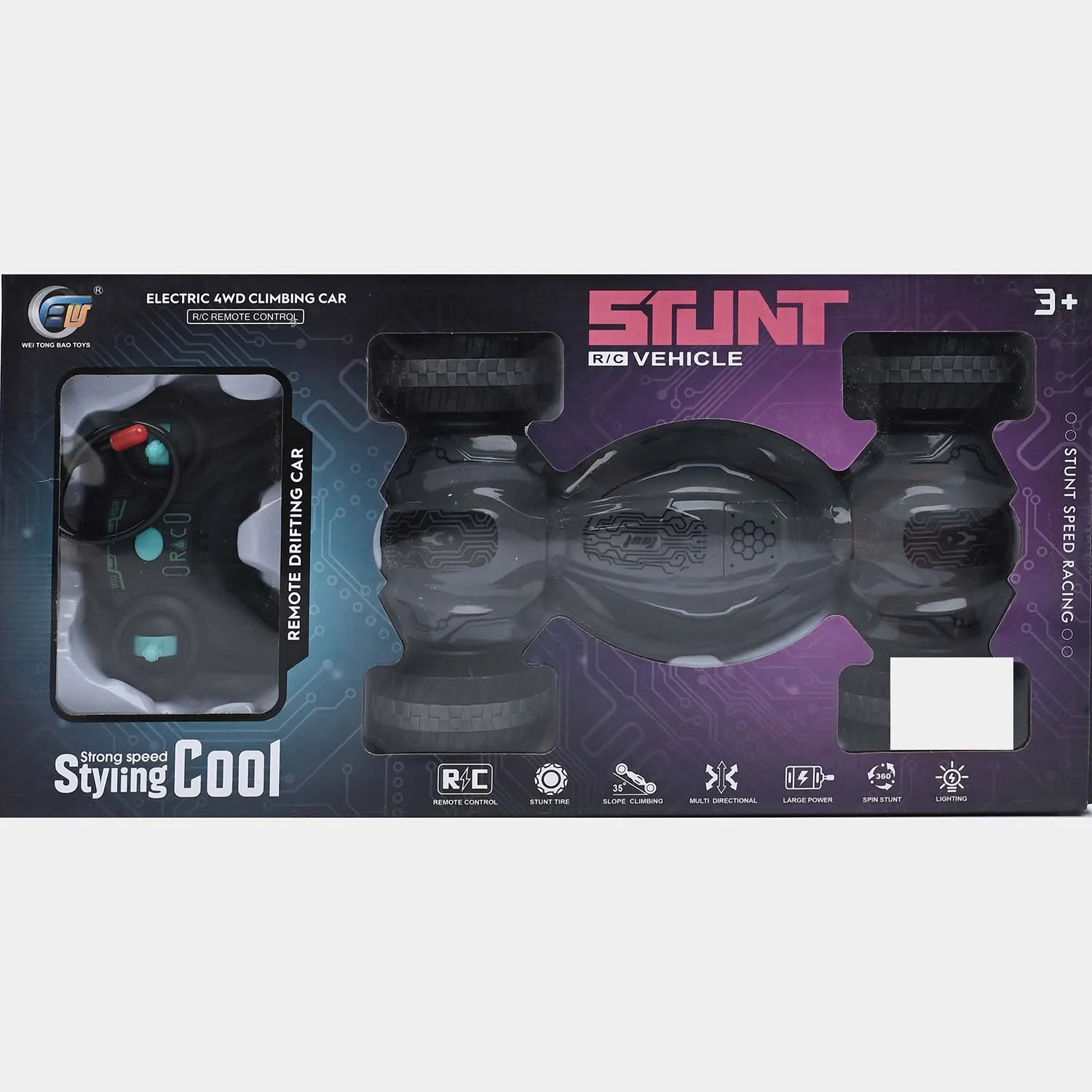 Stunt 4WD RC Vehicle – Electric Climbing & Drifting Car - Image 8