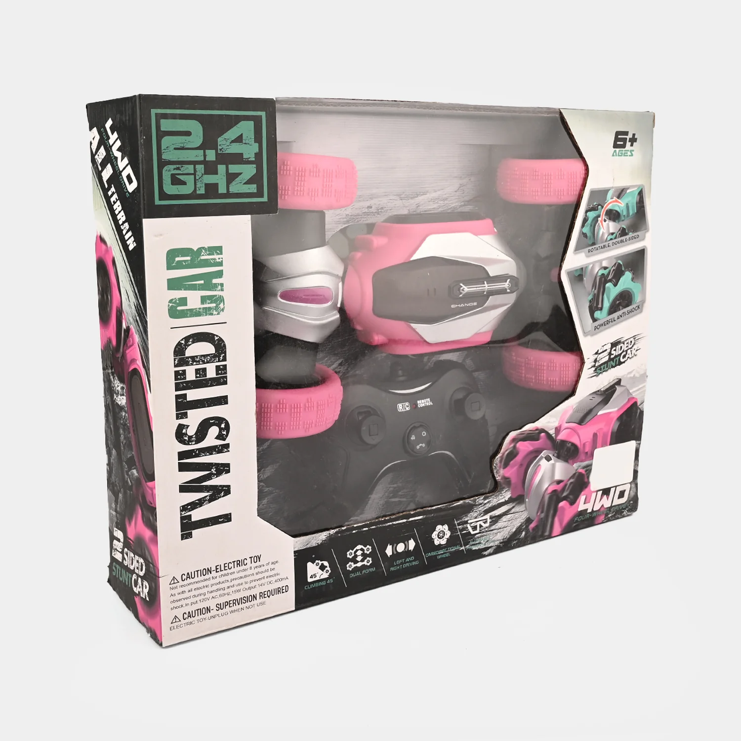 Remote Control Stunt Car with Light for Kids - Image 3