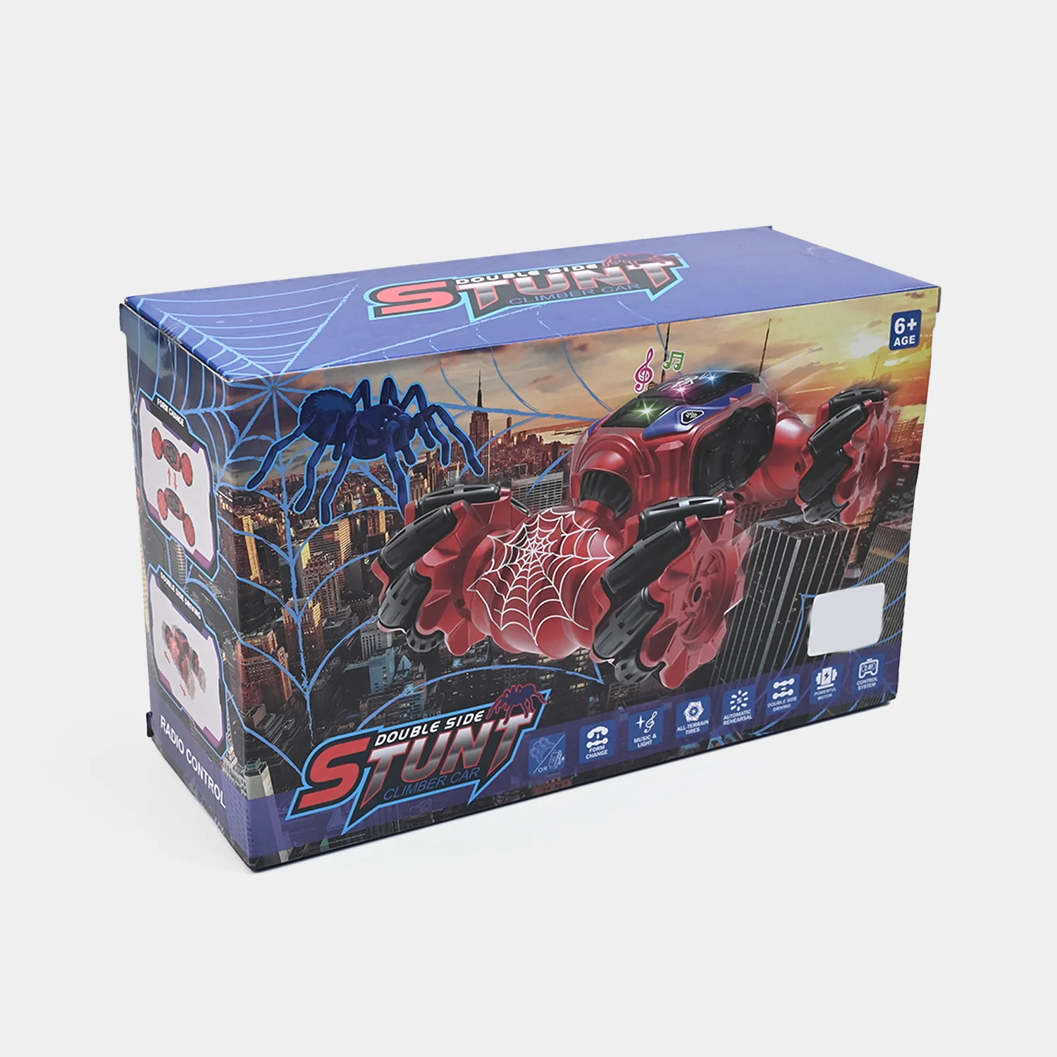 Double-Sided Stunt Spider Car – 360° Rotation RC Vehicle - Image 3