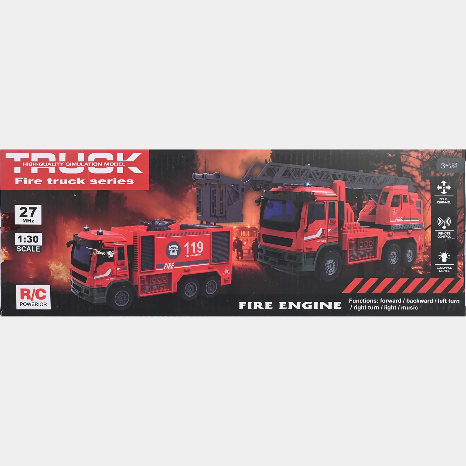 Remote Control Fire Truck for Kids - Image 8
