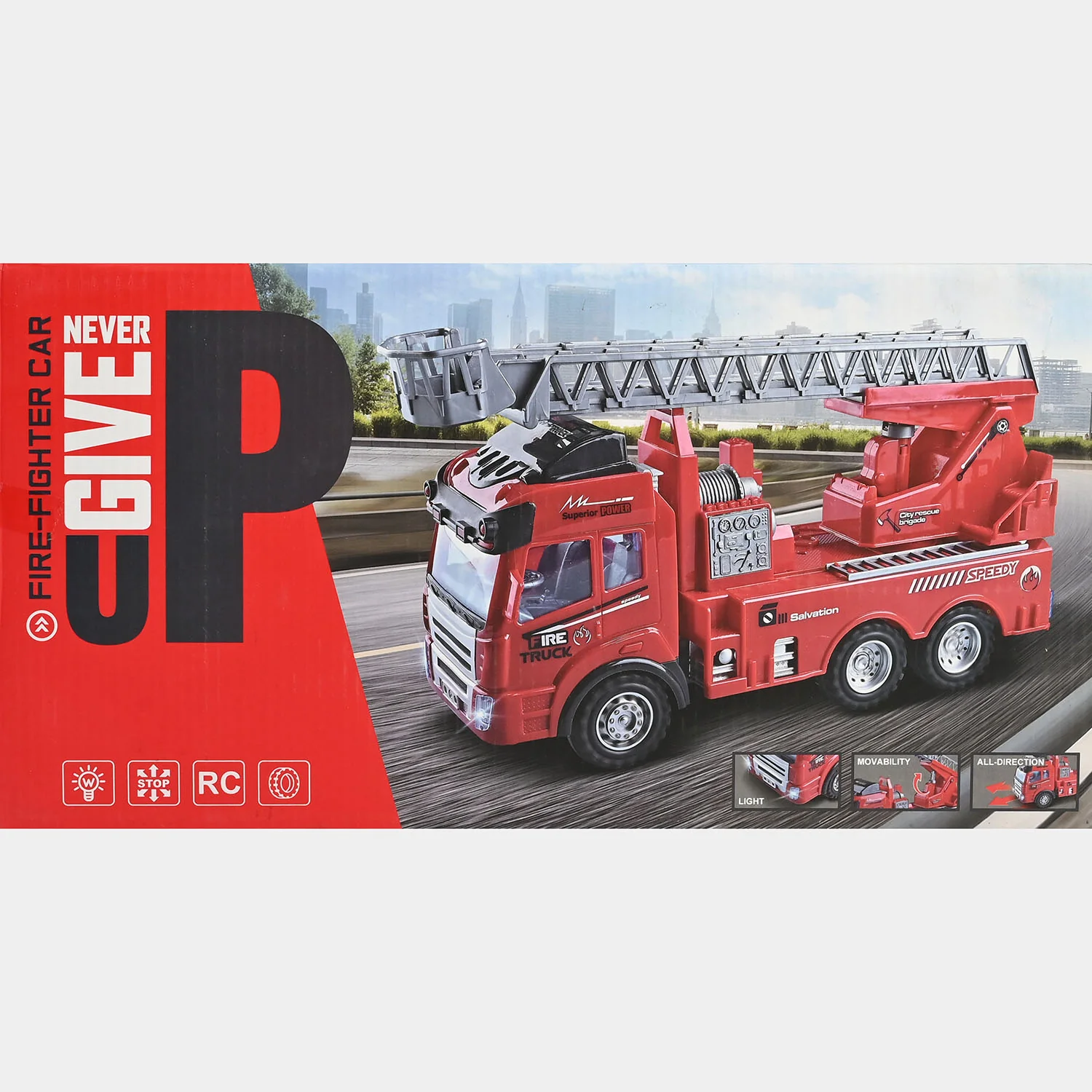 Remote Control Fire Truck for Kids - Image 7