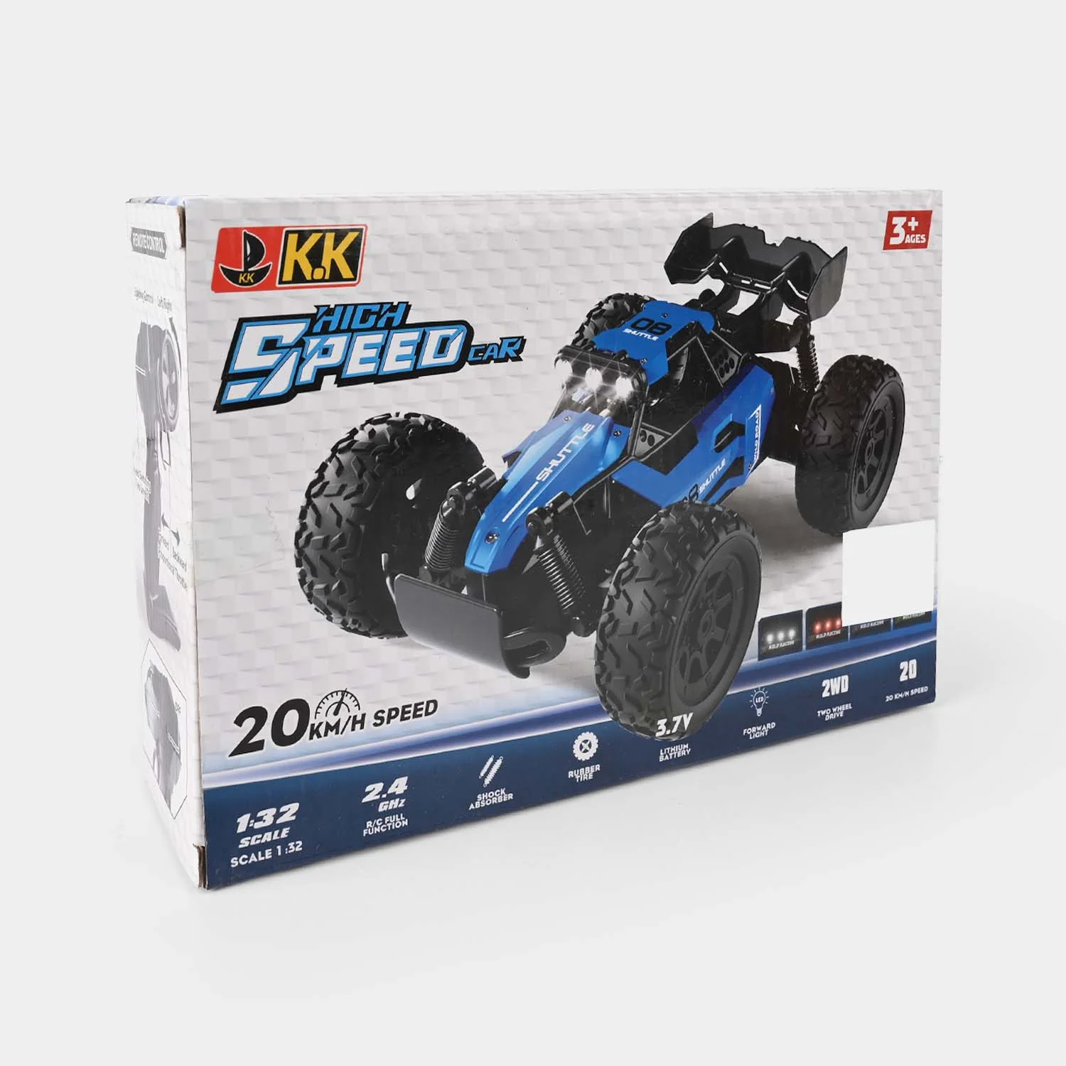 High Speed RC Car – 1:32 Scale Remote Control Racing Buggy - Image 3