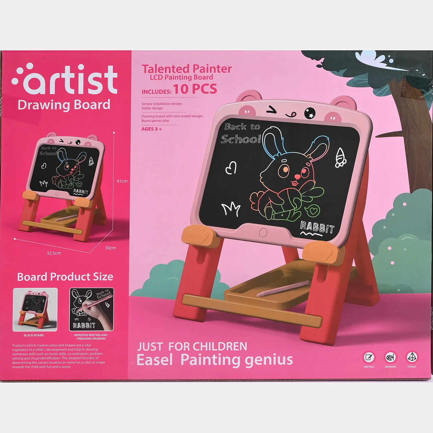 Rabbit Holder LCD Drawing Board For Kids - Image 8