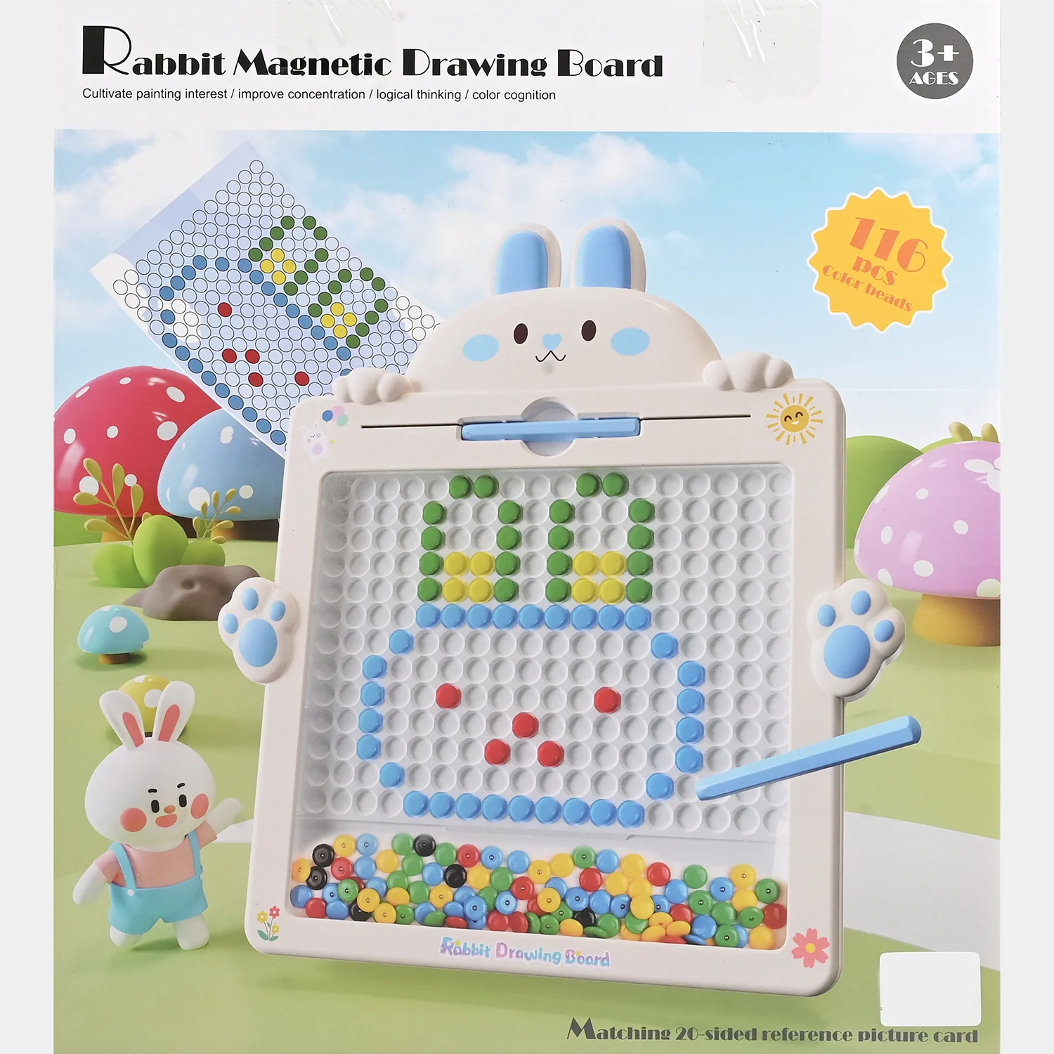 Magnetic Pen Drawing Board for Kids, Educational Toy - Image 7