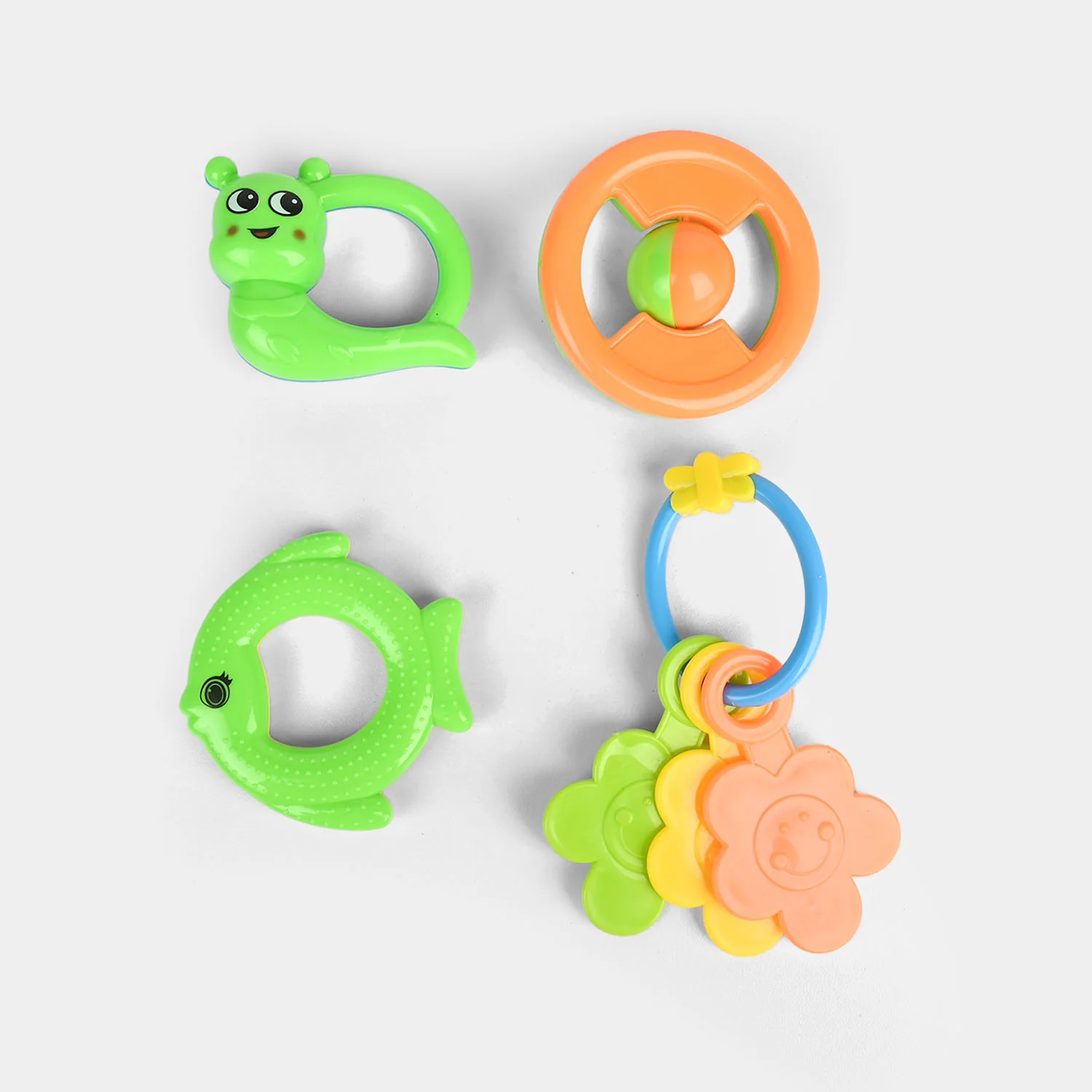Infant Rattle and Teether Toy Set - Image 2