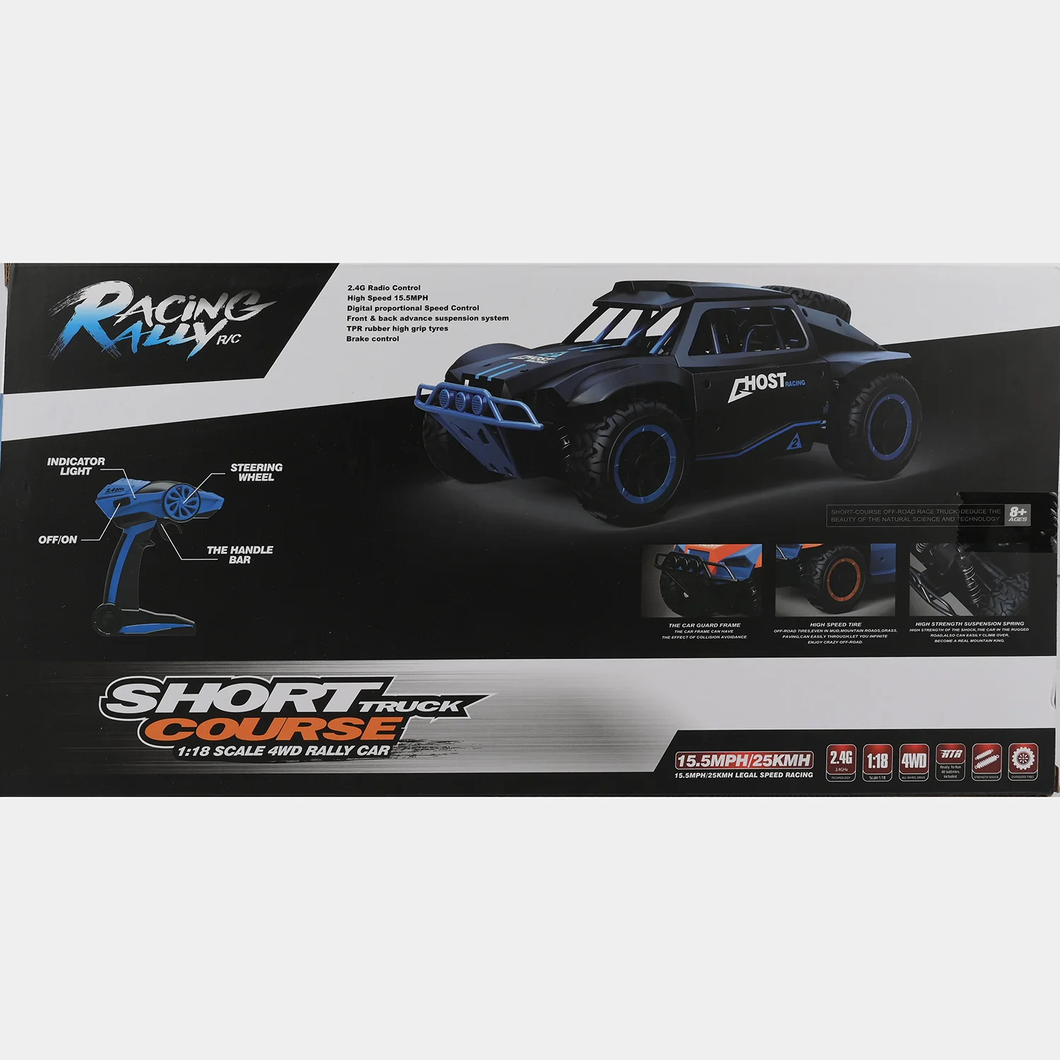 RC Jeep Short Course Truck Style Toy - Image 8