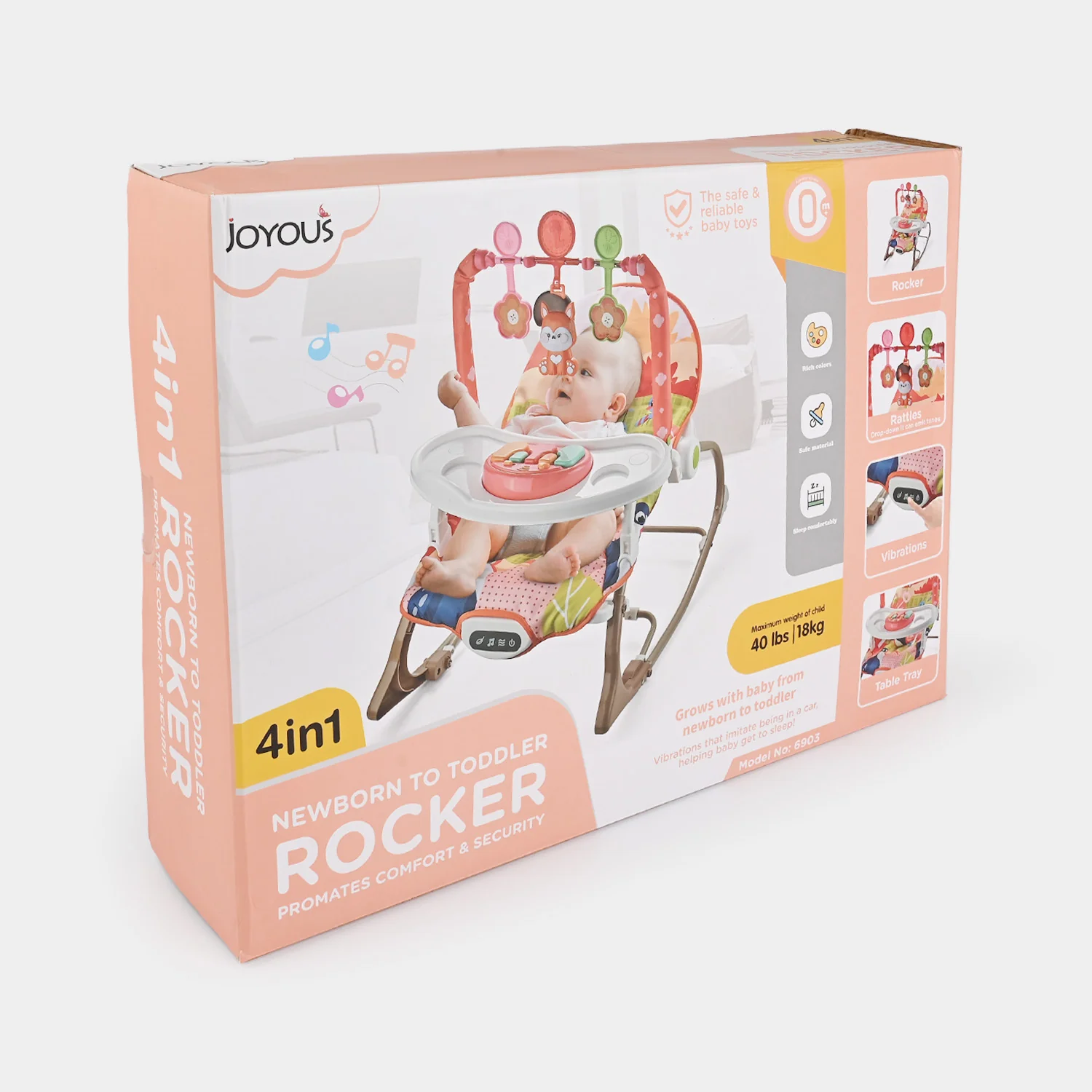 Infant Baby Rocker (Joyous) -N-6903 - Image 3