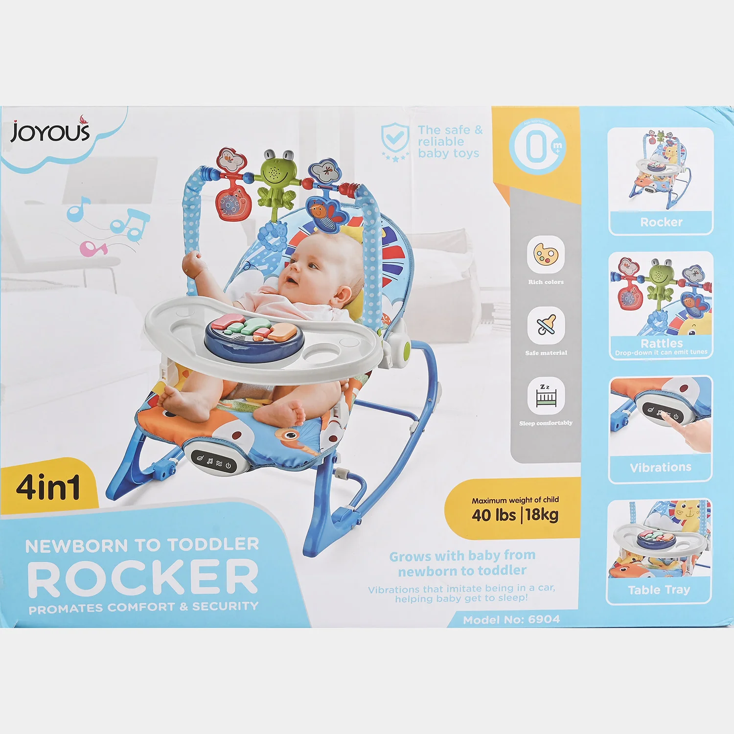 Infant Baby Rocker (Joyous) -N-6904 - Image 6