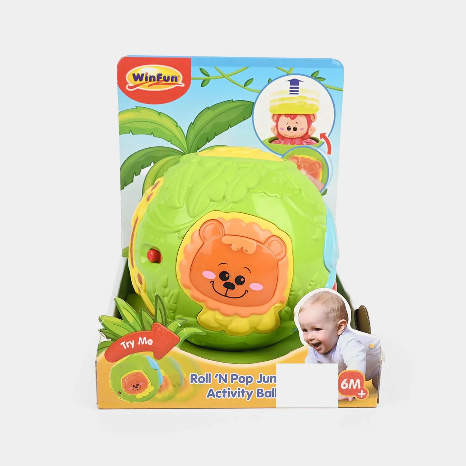 Roll N Pop Jungle Activity Ball - Image 3