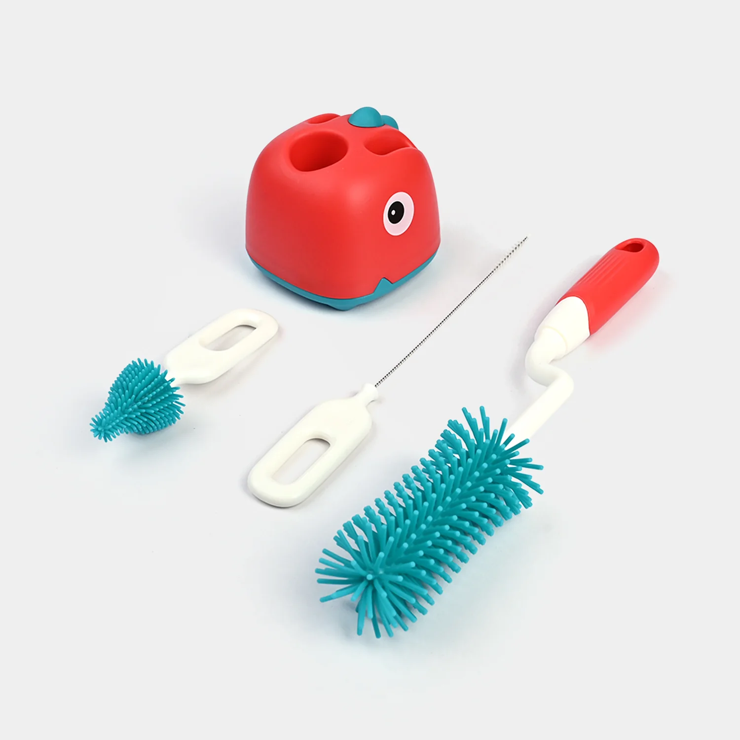 Rotating Bottle Feeder Brush with Stand - Image 5