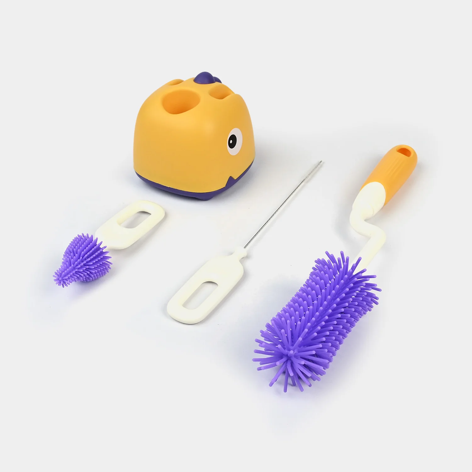 Rotating Bottle Feeder Brush with Stand - Image 4