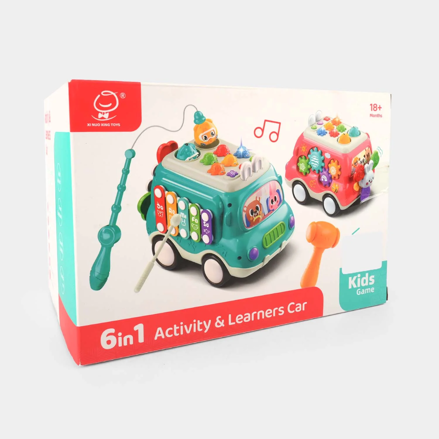 Baby Bus Montessori Musical Toy – 6-in-1 Activity & Learners Car - Image 3