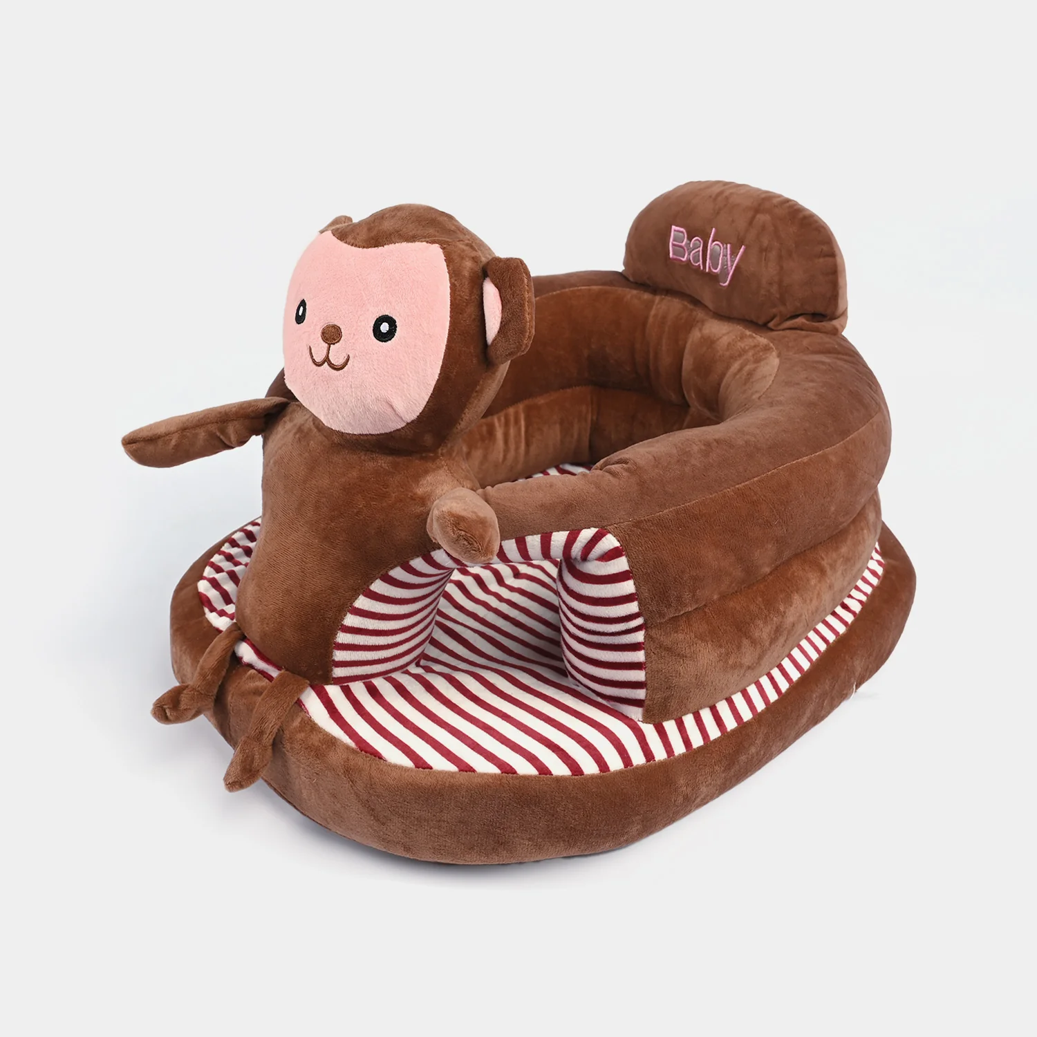 Cartoon Baby Floor Seat/Support Sofa Seat - 6M+ |  1475-Brown - Image 2