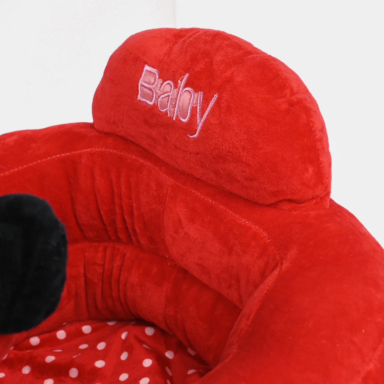 Baby Round Floor Seat/Support Sofa Seat 6M+ |  955-Red - Image 4