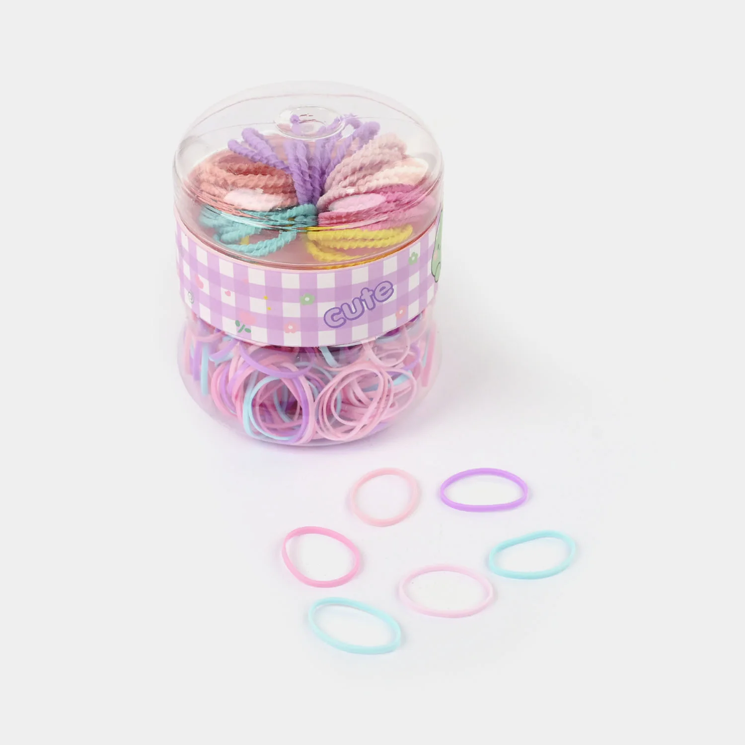 Colorful Hair Rubber Bands Box