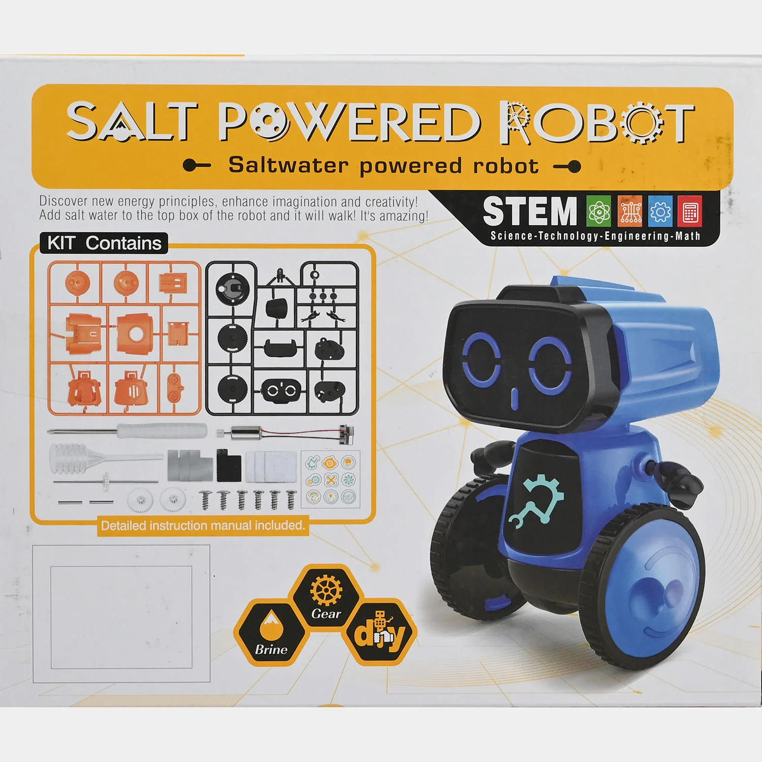 Salt Powered Robot – STEM Educational Science Kit (Age 5+) - Image 5