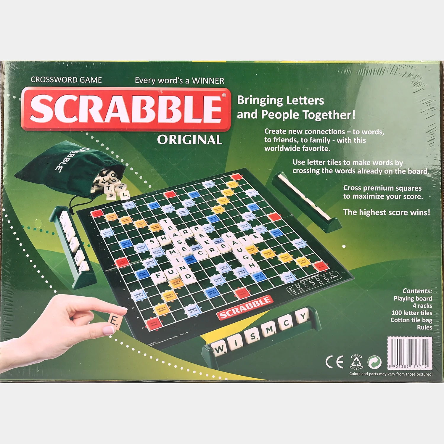 Scrabble Board Game – Learn, Play & Boost Vocabulary - Image 3