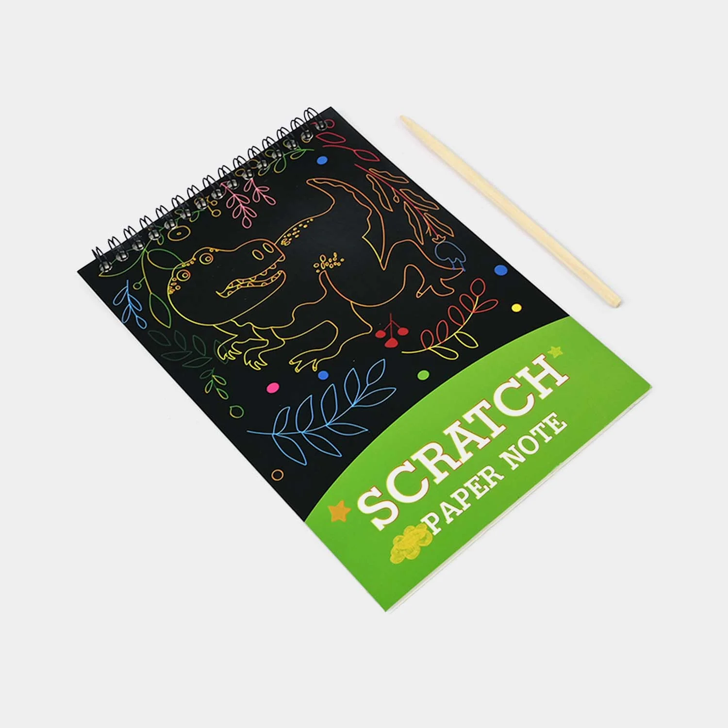 Scratch Paper Note – Rainbow Art Notebook - Image 3