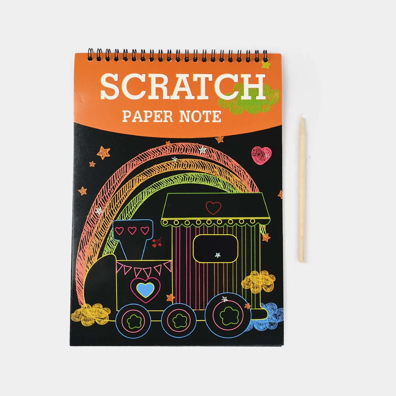 Rainbow Scratch Paper Notebook