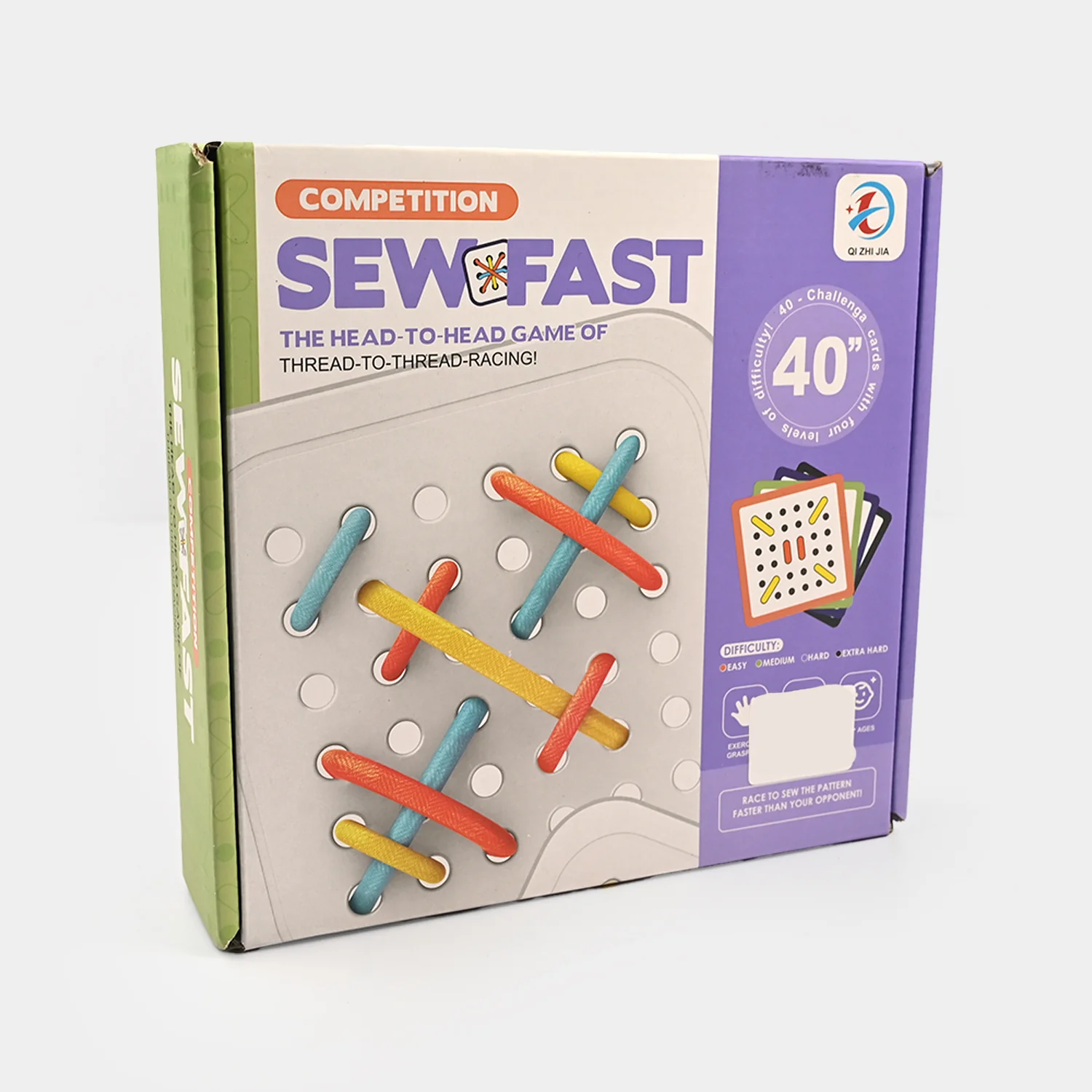 Montessori-Inspired Rope Threading Board Toy Game Set - Image 6