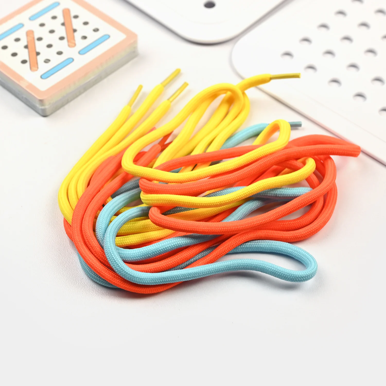 Montessori-Inspired Rope Threading Board Toy Game Set - Image 7