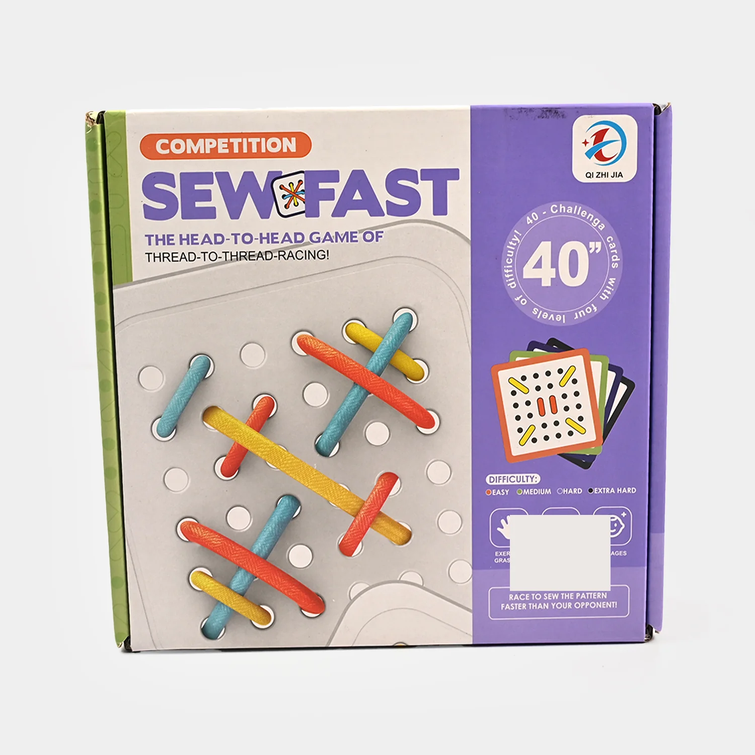 Montessori-Inspired Rope Threading Board Toy Game Set - Image 8