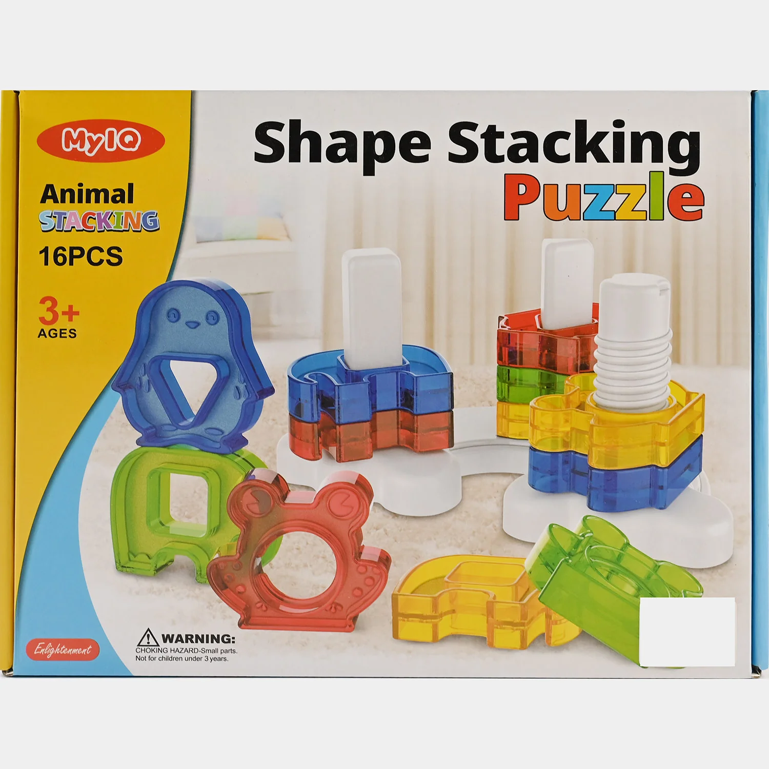 Shapes Stacking Puzzle Building Blocks Set for Kids - Image 7