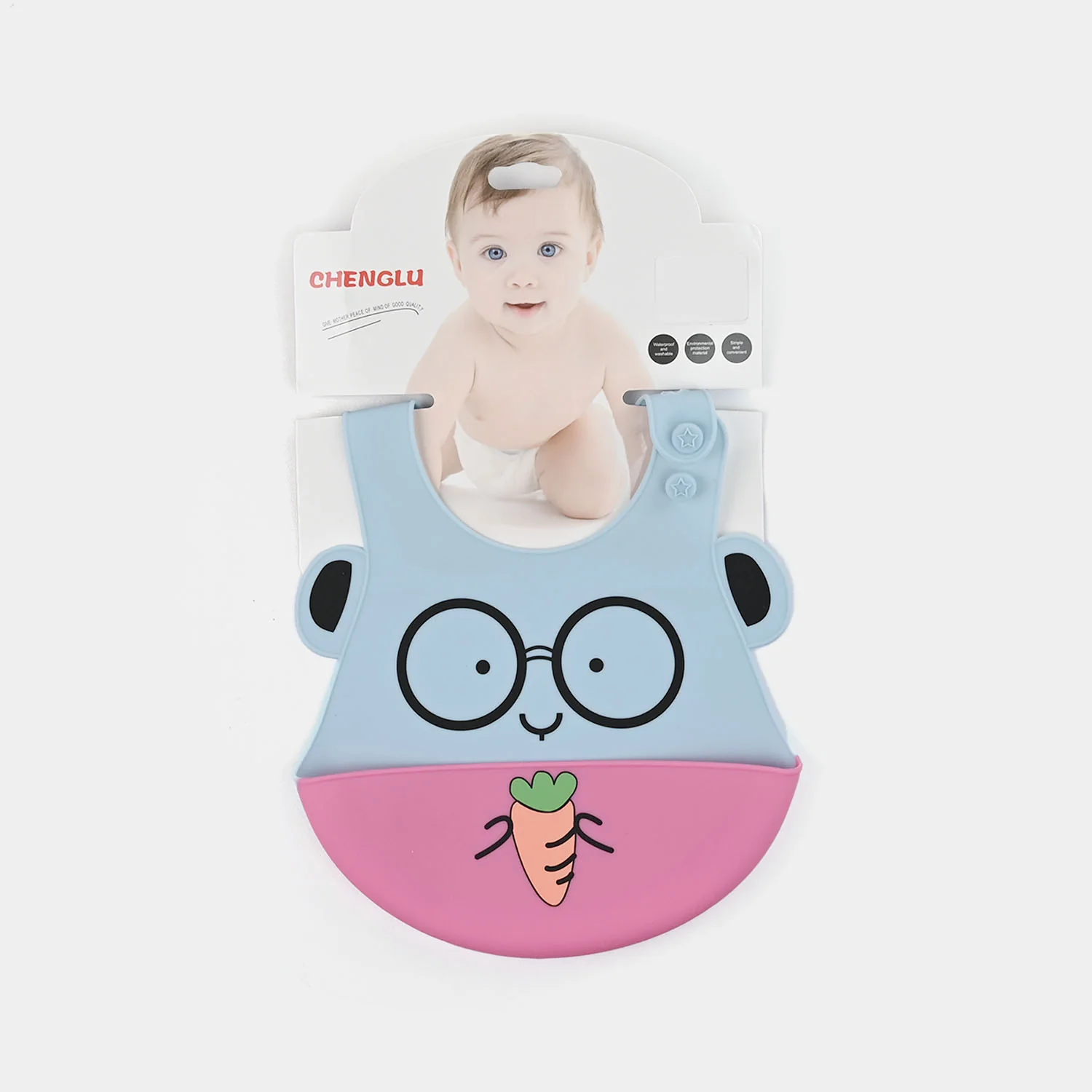 Silicone Baby Feeding Bib - Image 3