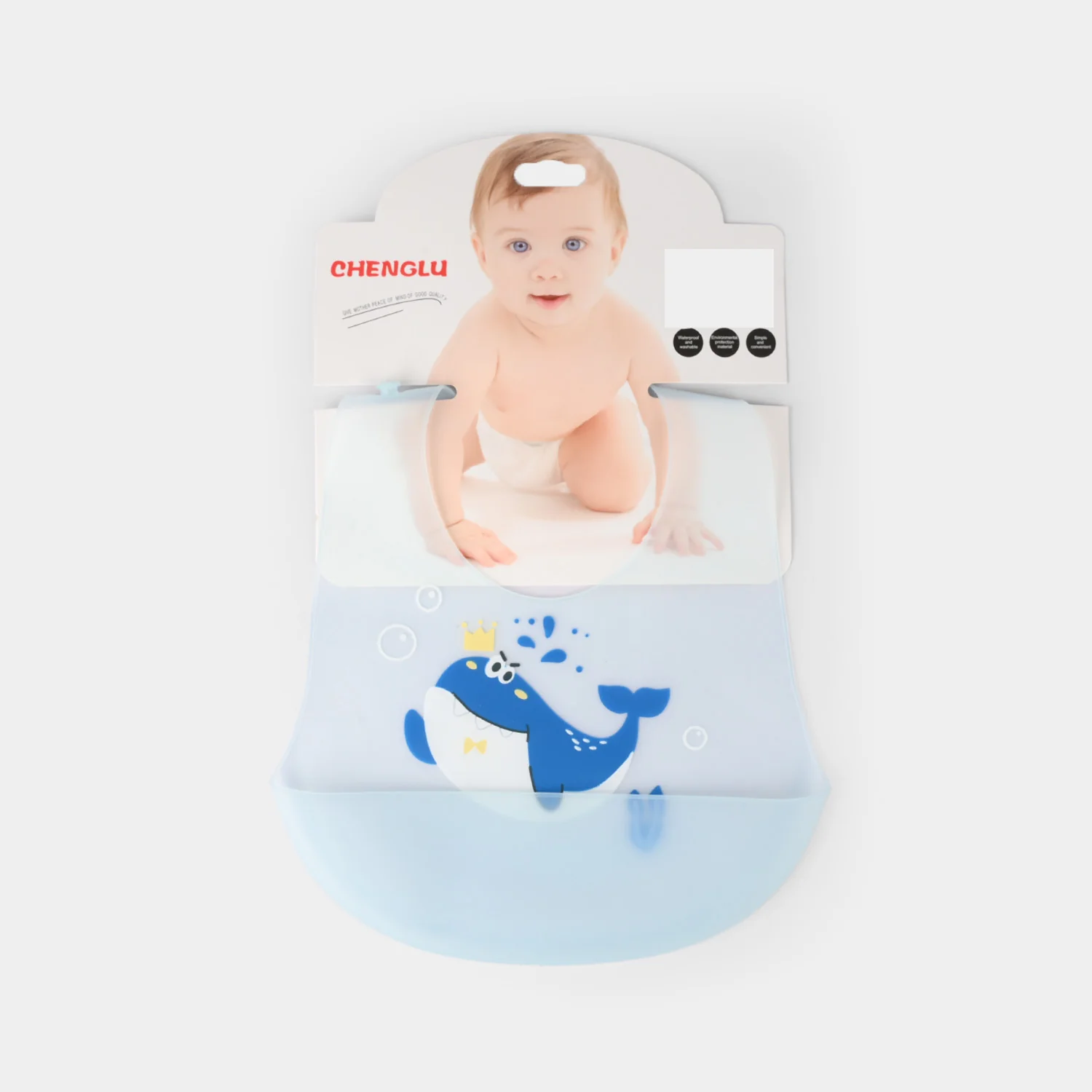 Baby Silicone Bib - Image 3