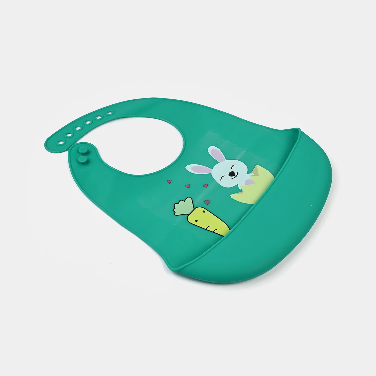 Baby Silicone Food Catcher Bib - Image 2