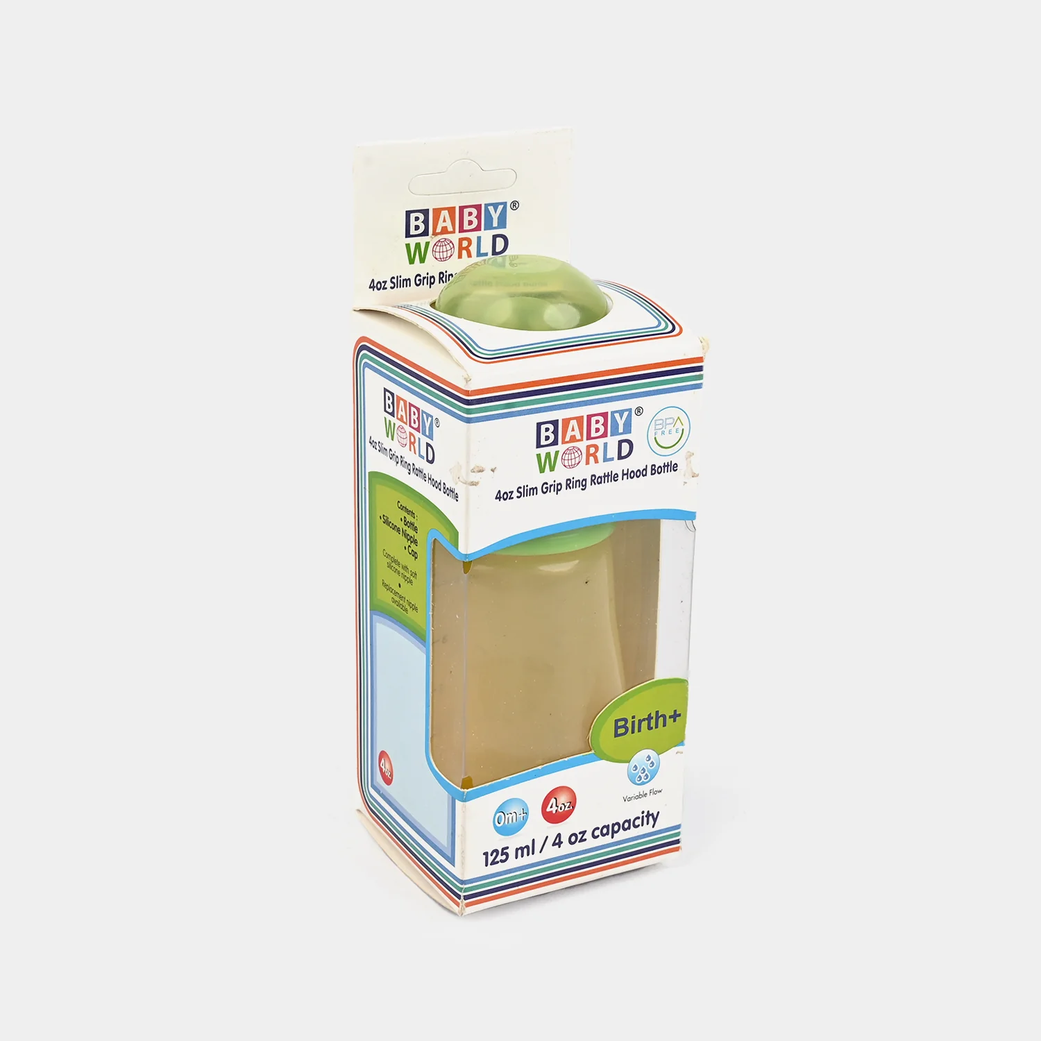 Slim Grip Ring Hood Bottle 4Oz 8043 Green - Image 3