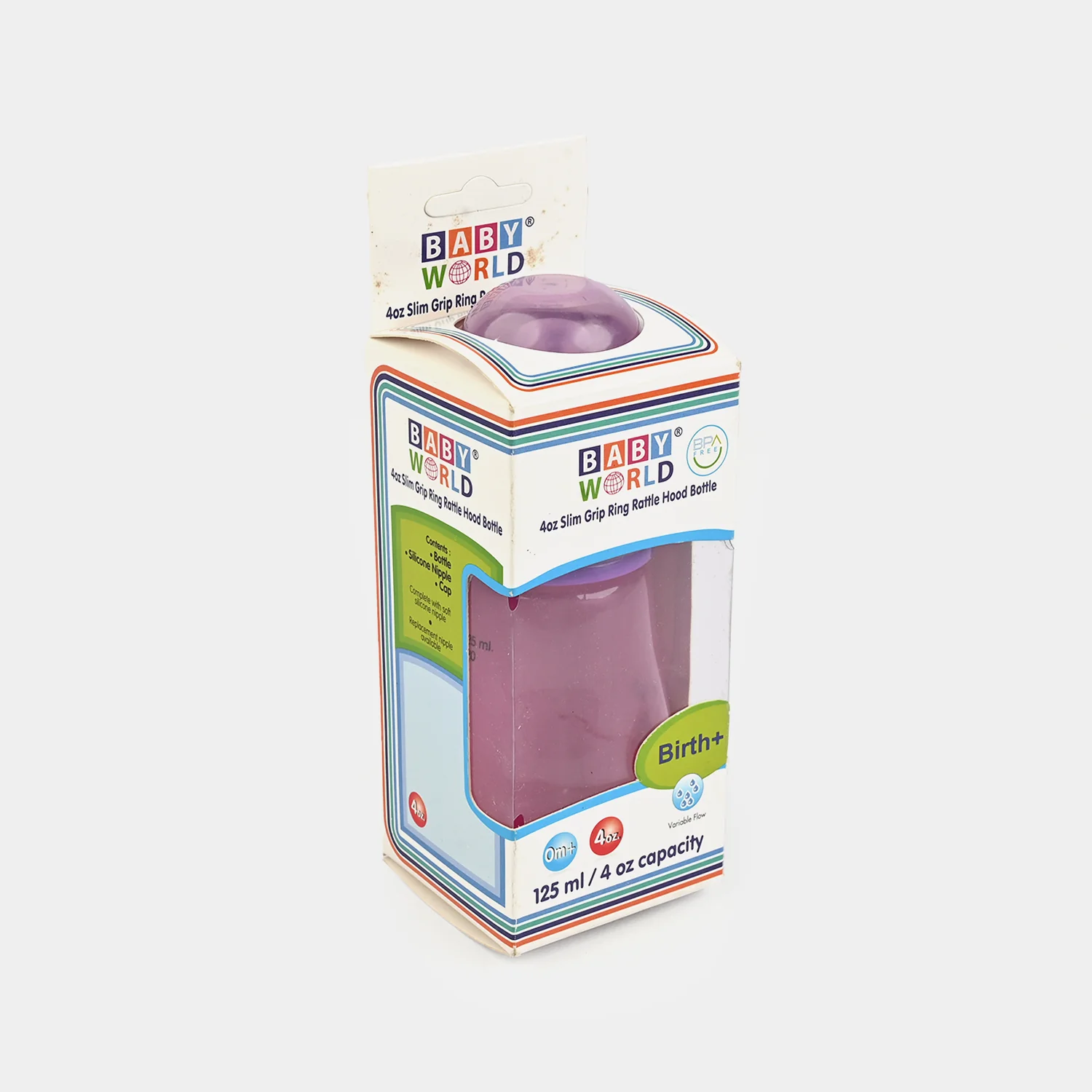 Slim Grip Ring Hood Bottle 4Oz 8043 Pink - Image 3
