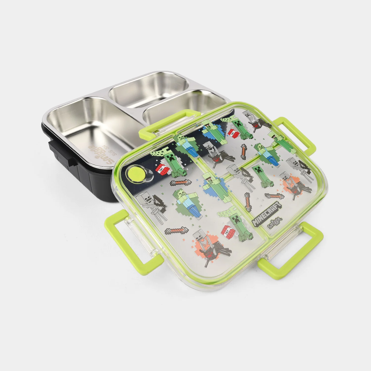 Smiggle Steel Lunch Box – Durable, Safe & Perfect for School Lunches - Image 2