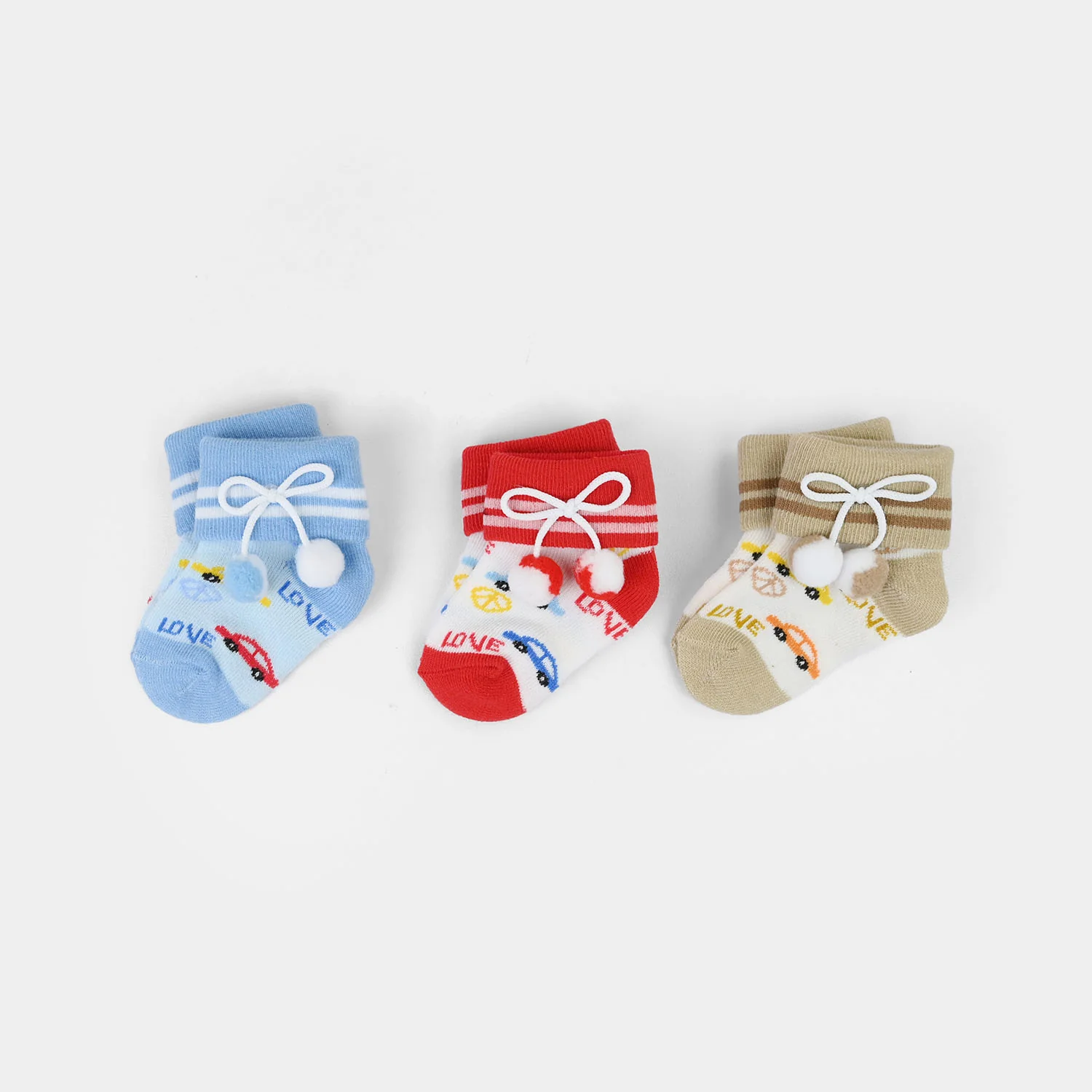 BABY SOCKS PACK OF 3 | 6-12M