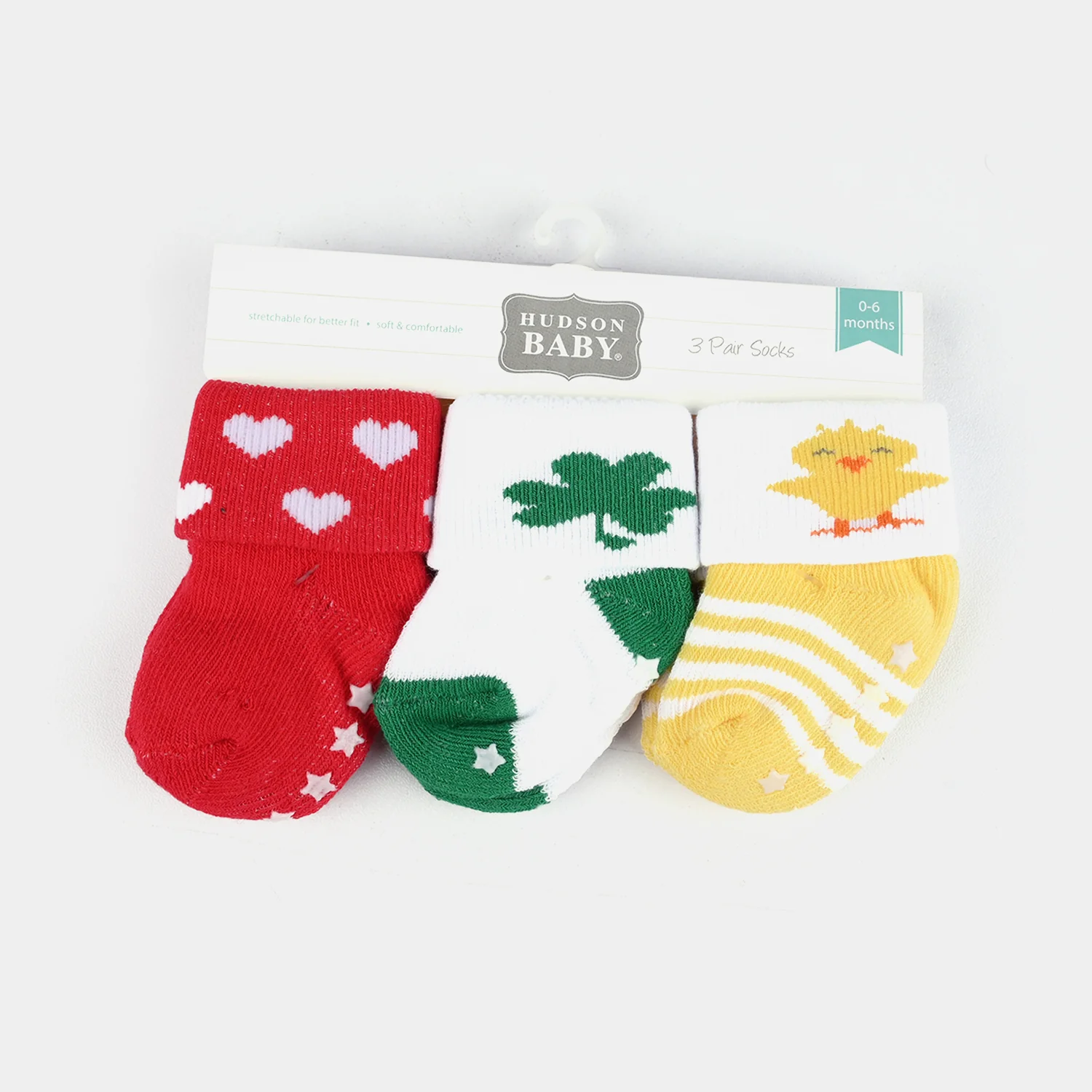 Infant Baby Socks 0-6M-3Pk - Image 2
