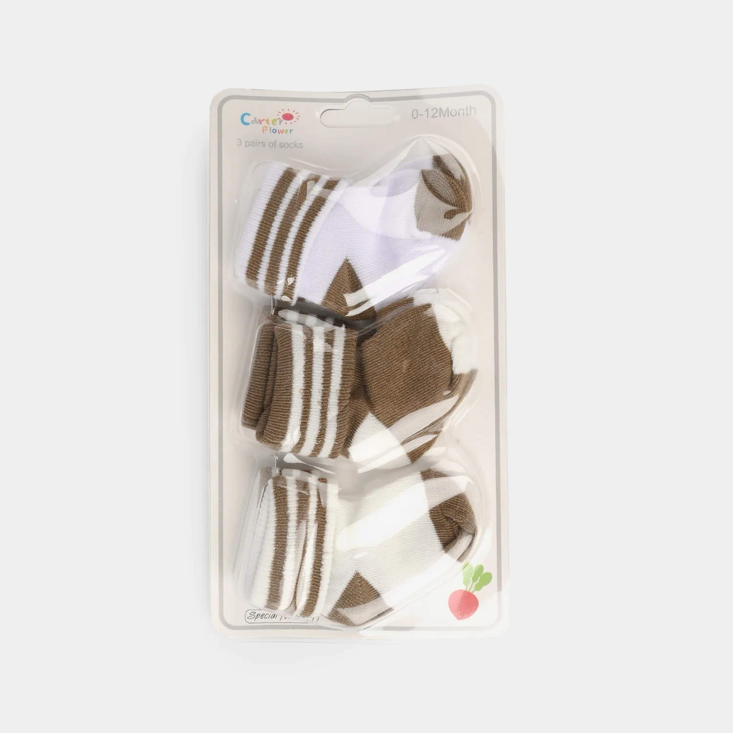 BABY SOCKS PACK OF 3 | NB - Image 2