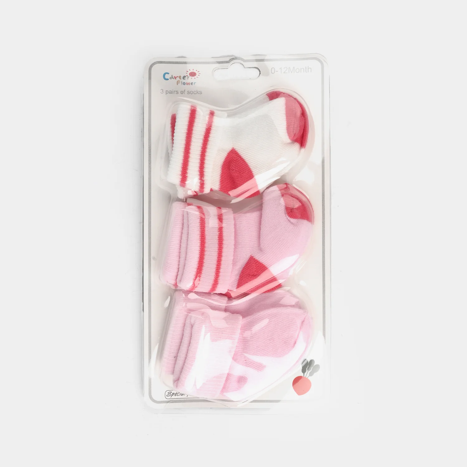 BABY SOCKS PACK OF 3 | NB - Image 2