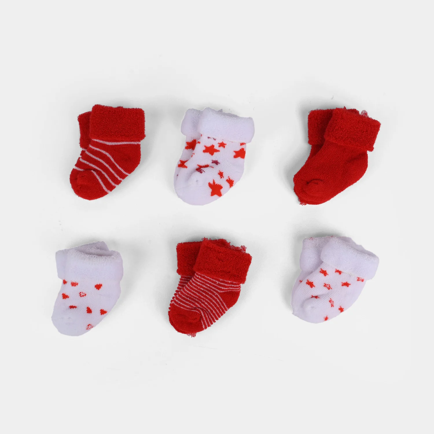 6-Pack Soft Cotton Baby Socks