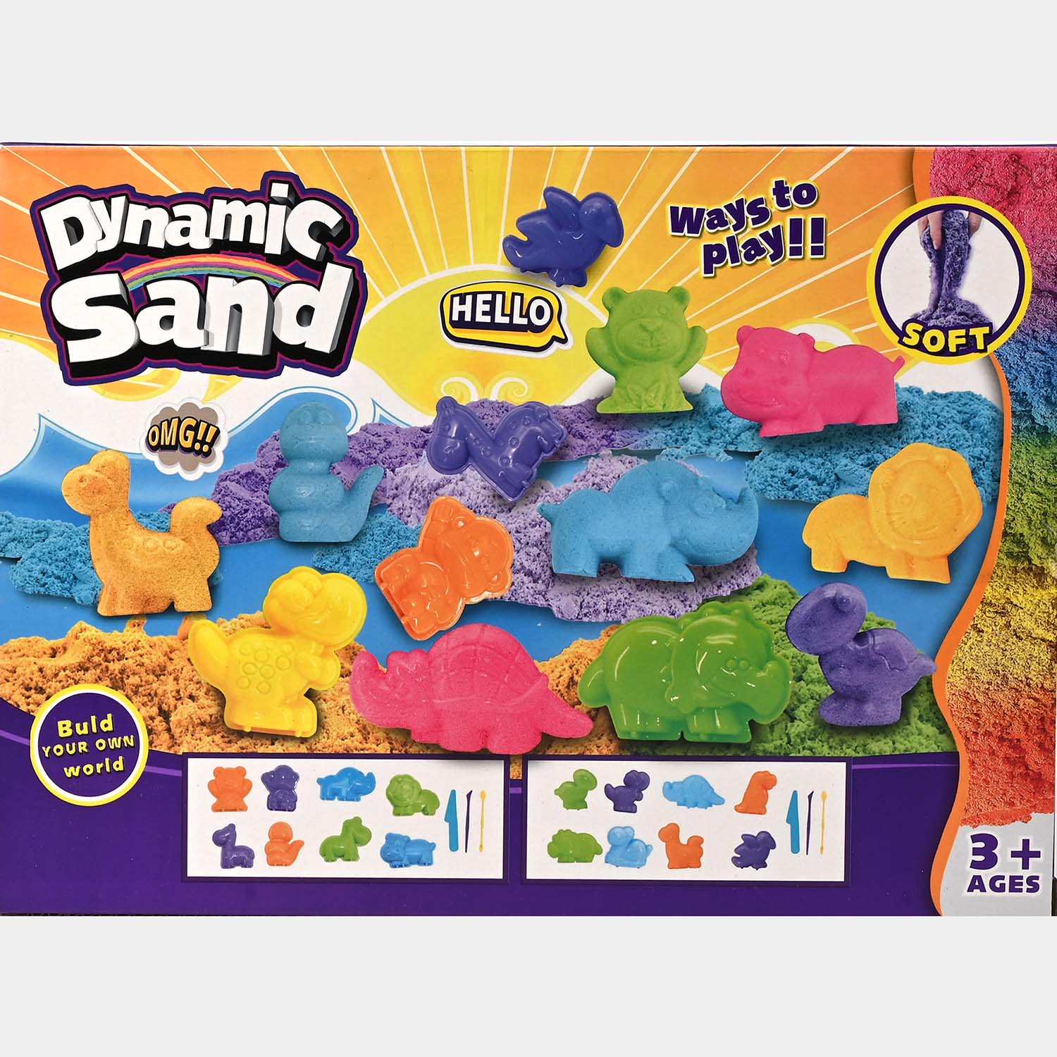 Space Sand Animal Set For Kids - Image 4