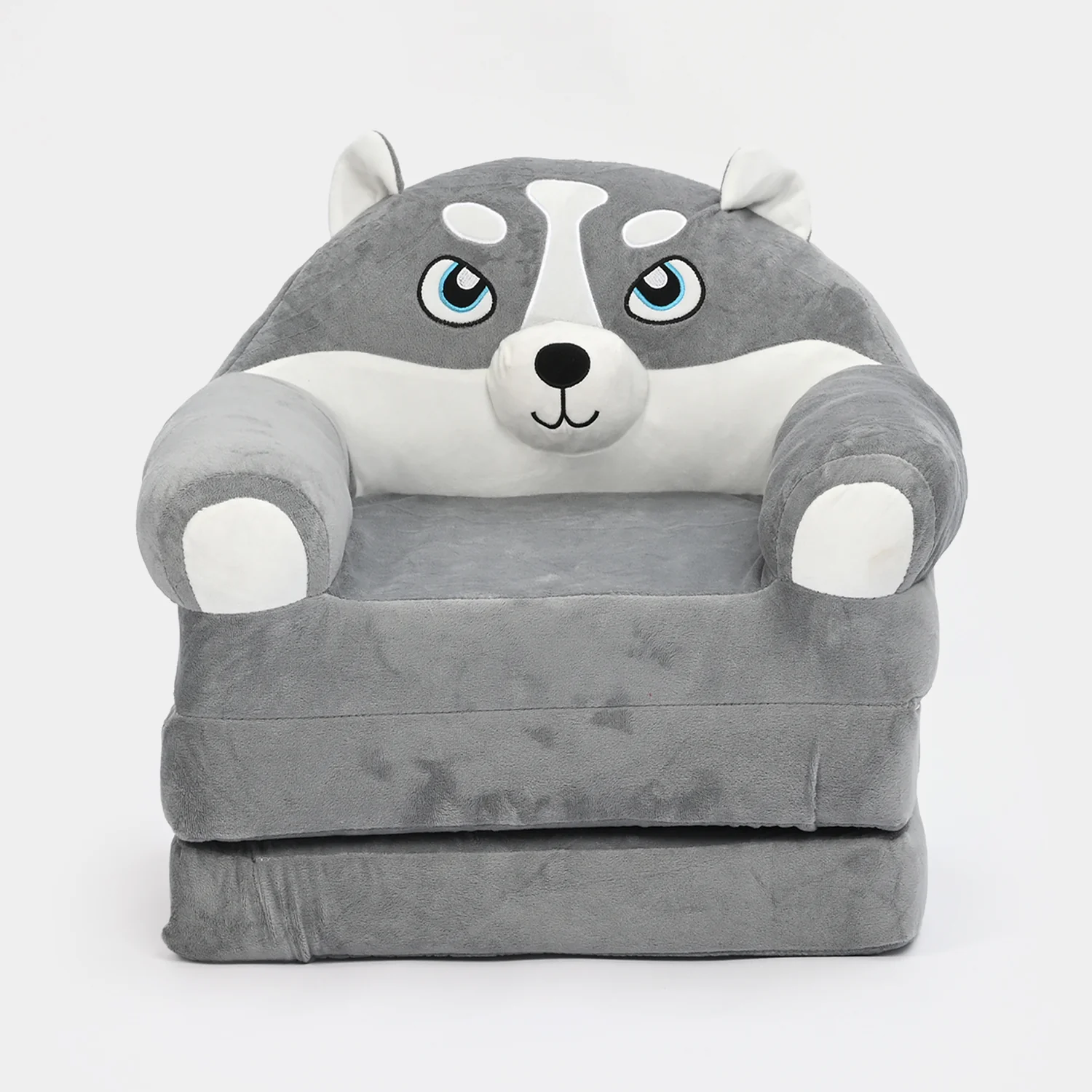 Adorable Kids Foldable Sofa Seat - 18M+ | 547-Gray - Image 3