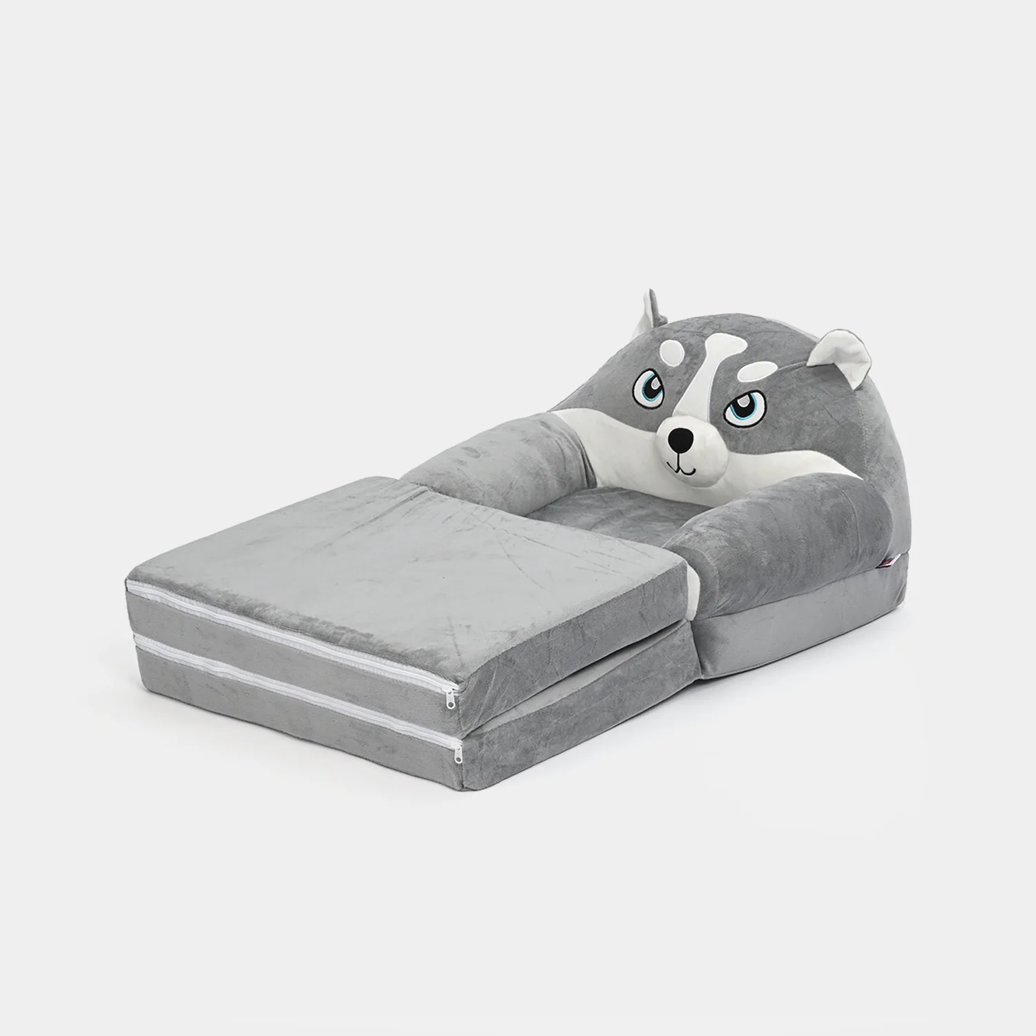 Adorable Kids Foldable Sofa Seat - 18M+ | 547-Gray - Image 4