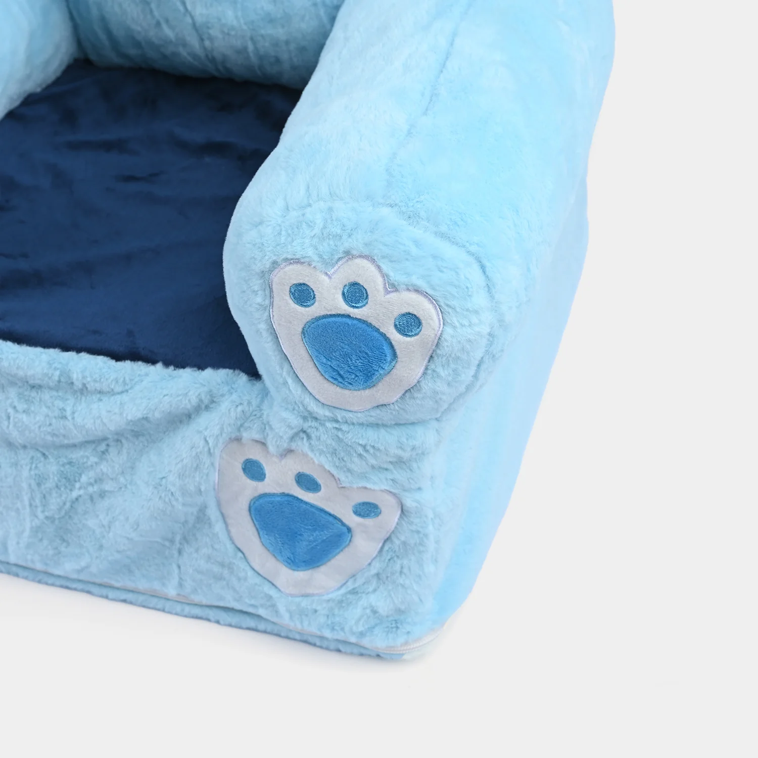 Baby Sweet Plush Sofa Seat - 18M+ | 1038-Blue - Image 4