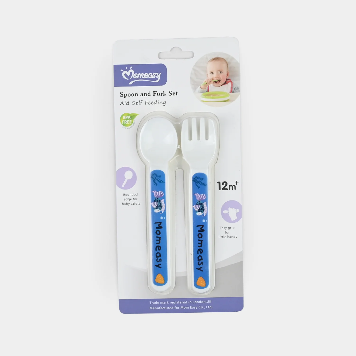BABY SPOON AND FORK SET | 12M+