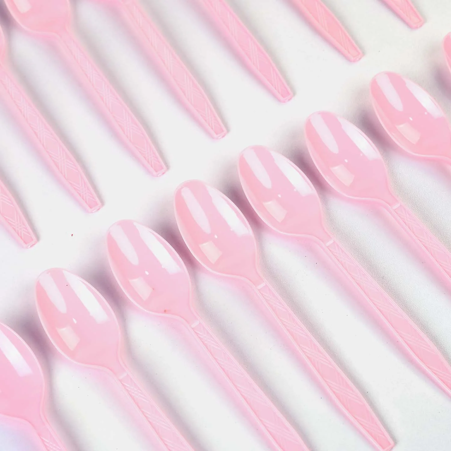 Plastic Spoon Set | 20 Pcs - Image 2